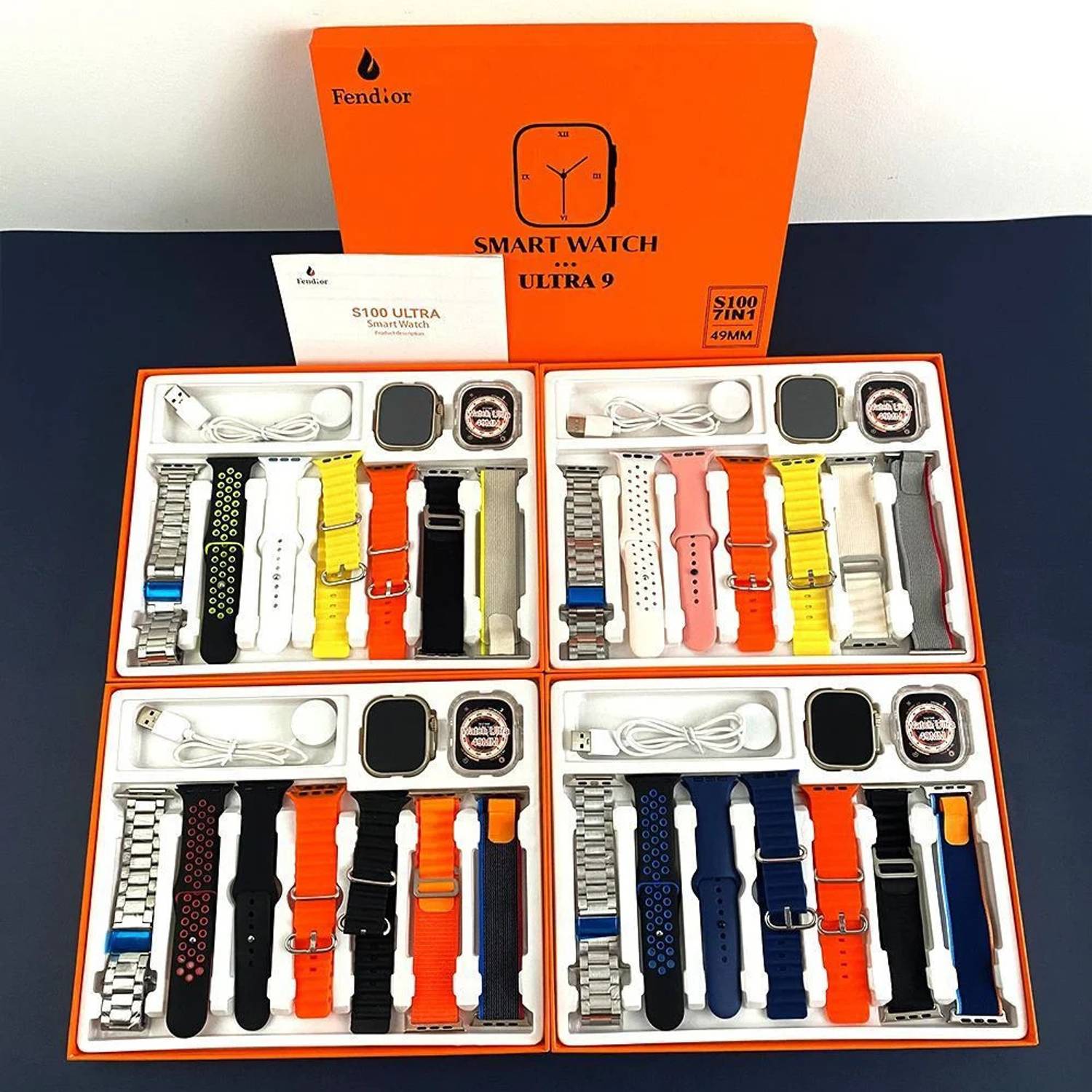 Neel Enterprises 7 in 1 combo ultra DD2 Smartwatch