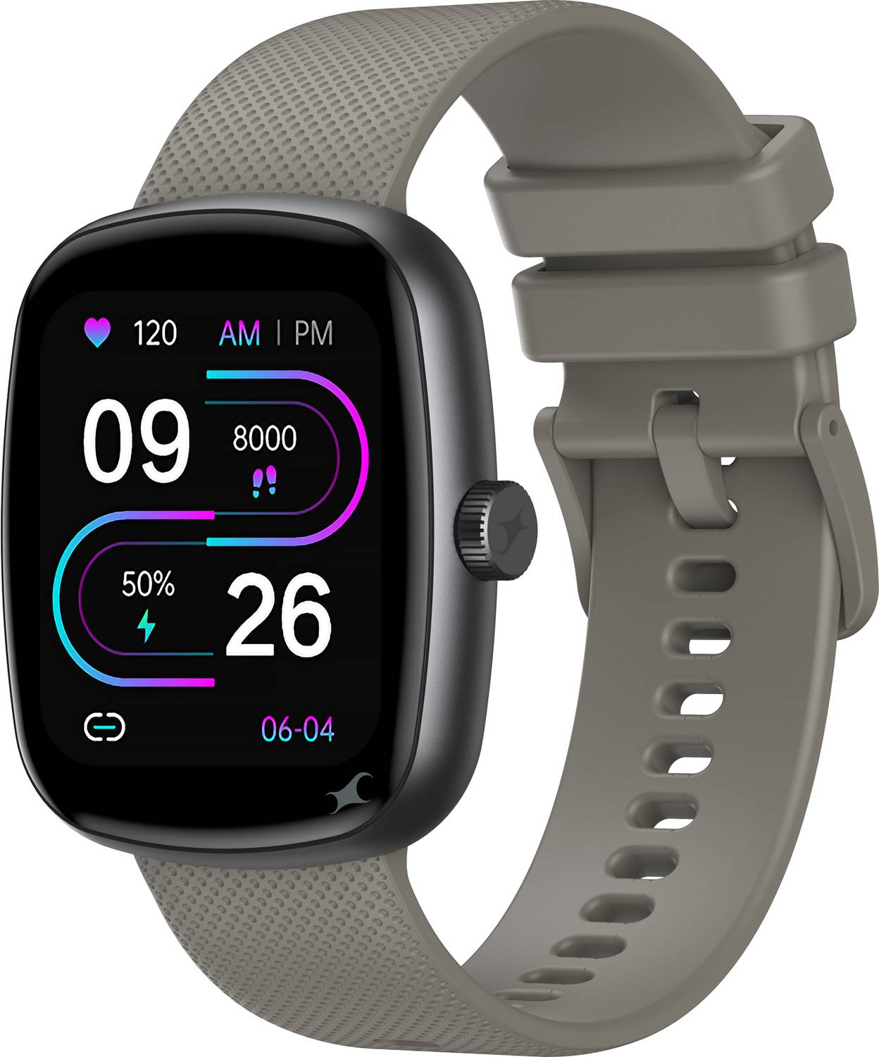 Fastrack Jupiter S3 Smartwatch (Grey Strap, Free Size)