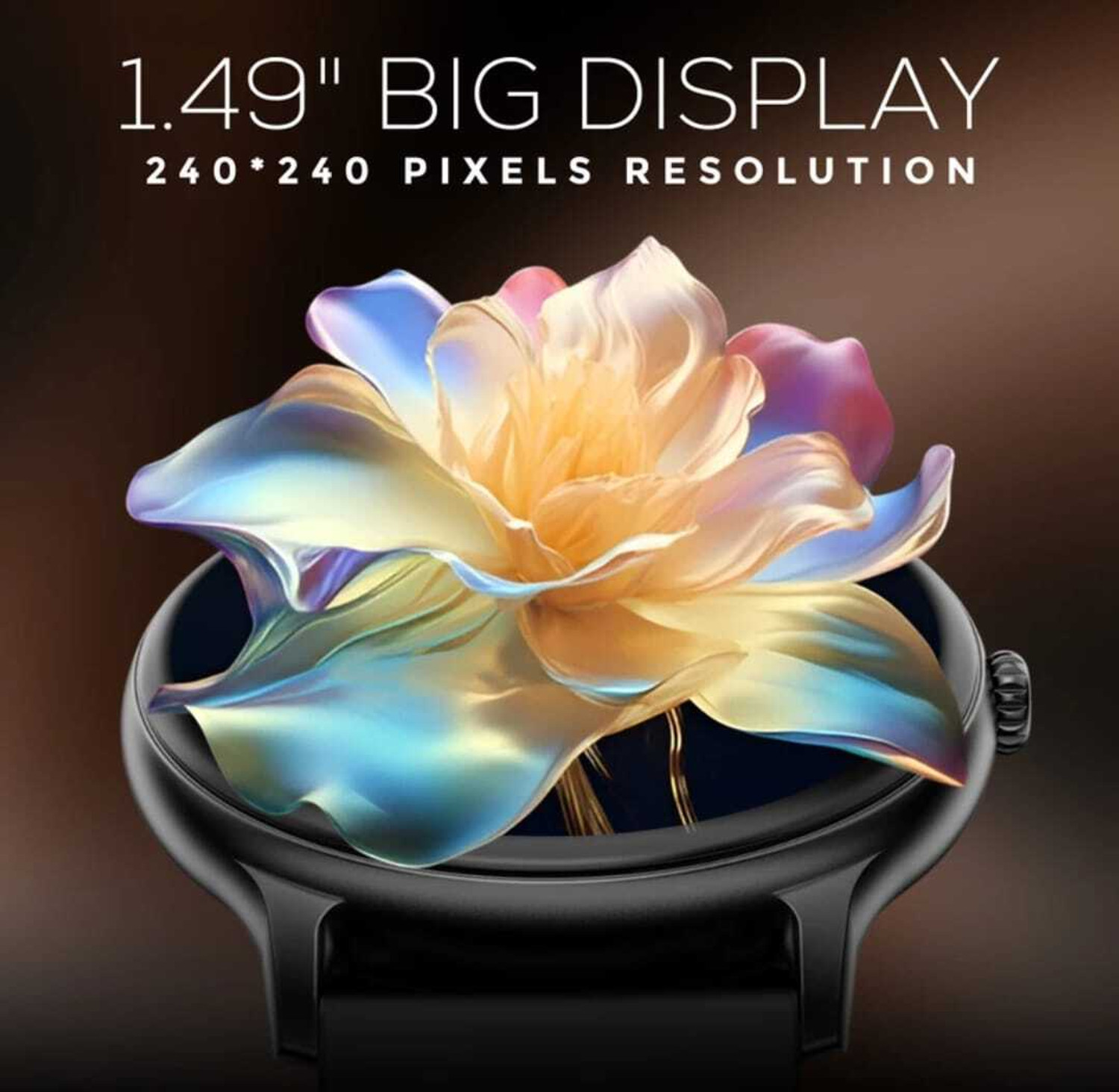 Image of SPARKPLUG Digital Active Round Smart multiple sports modes wrist watch pack of 01 Smartwatch