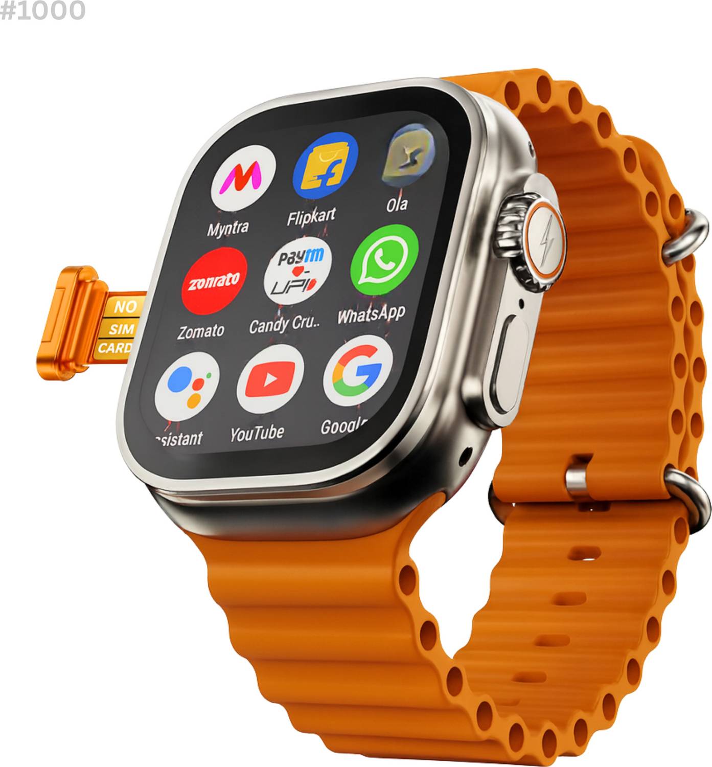 TECHIO T800 Smart Watch Ultra V-Pro 1000 Titane Smart Watch Smartwatch