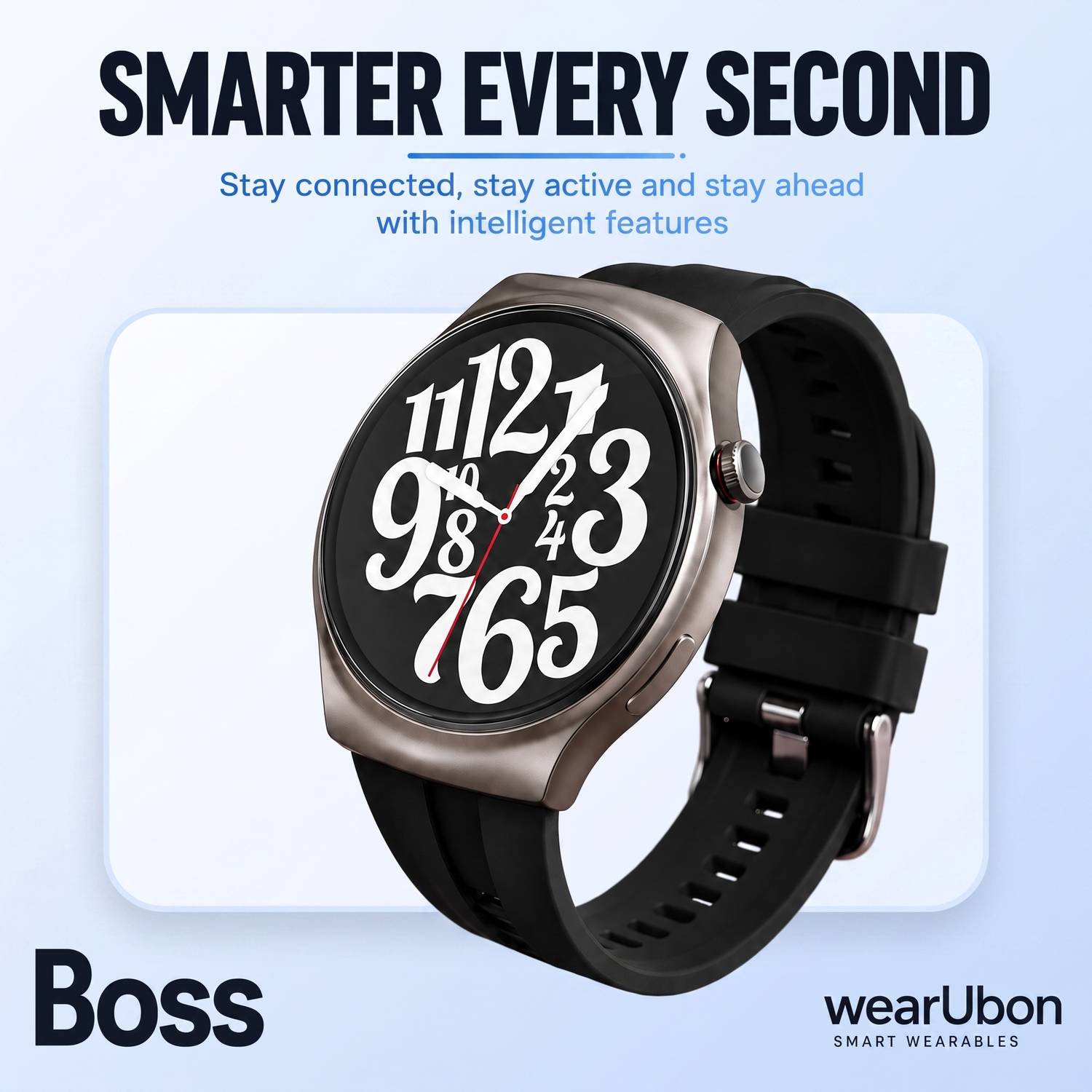 Ubon Boss SW161 Round Smart Watch - Image 2