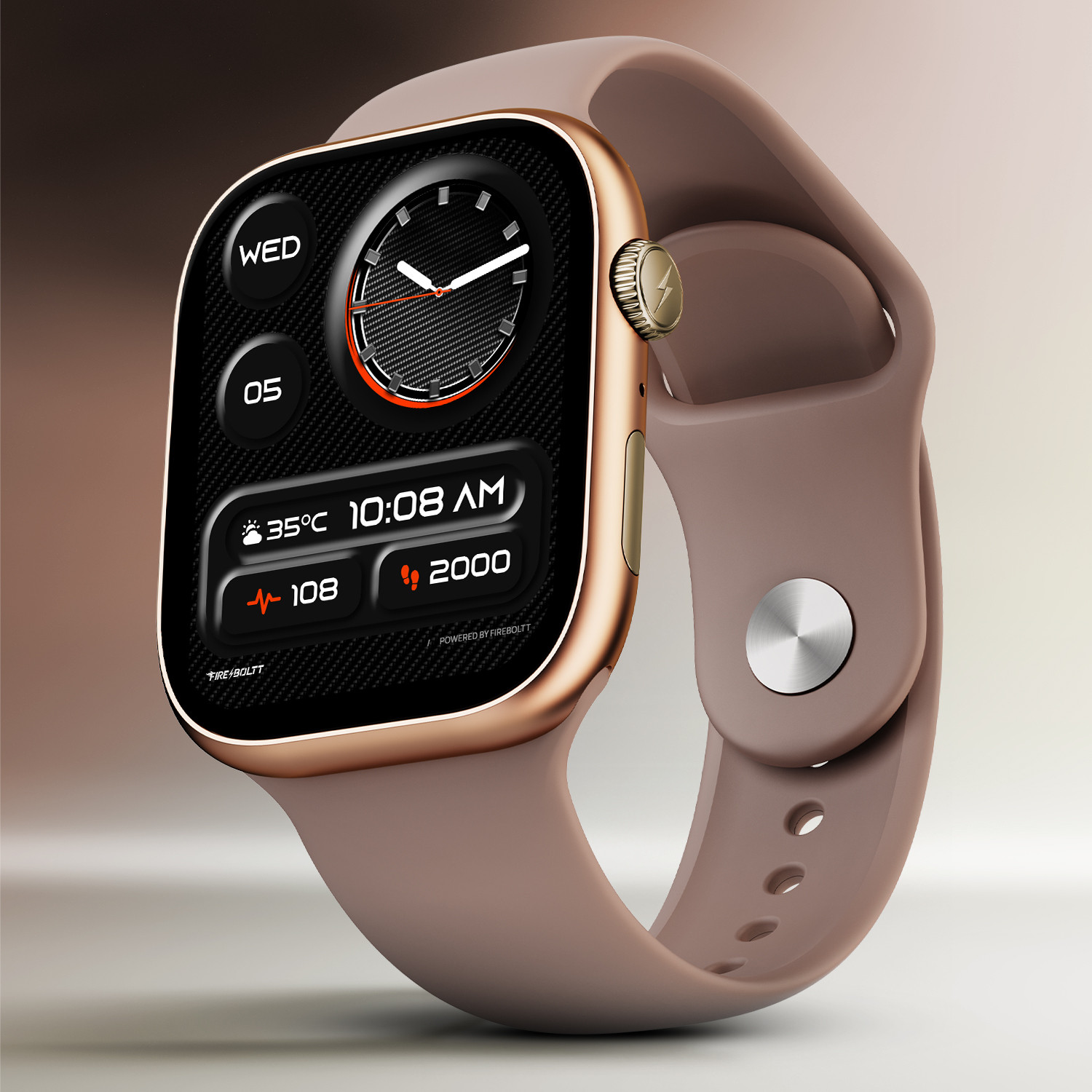 Image of Fire-Boltt Rise X 2.01 HD Display, Wireless Charging, Rotating Crown, Bluetooth Call Smartwatch