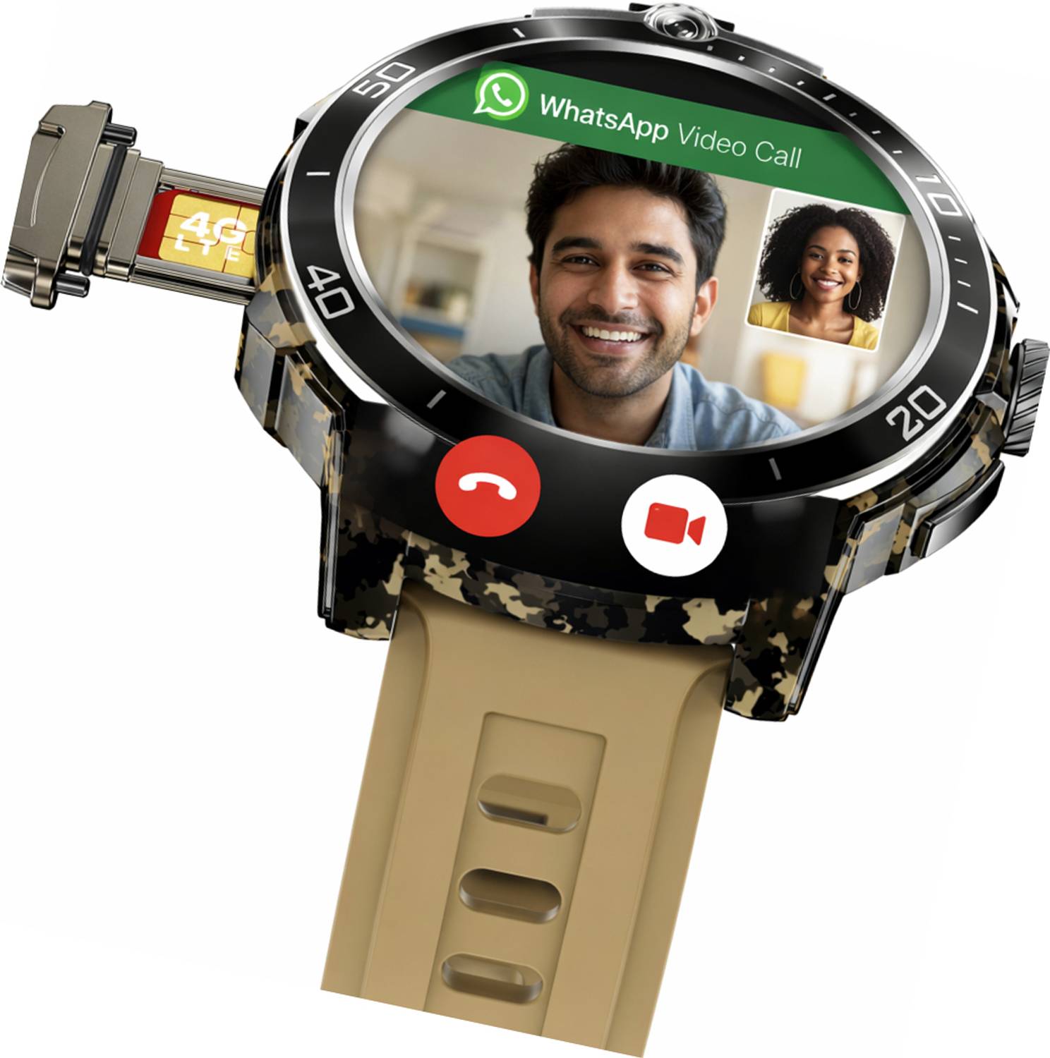 ShopSmart Android 5G Smart Watch Camera Bluetooth/YouTube/GPS Sup