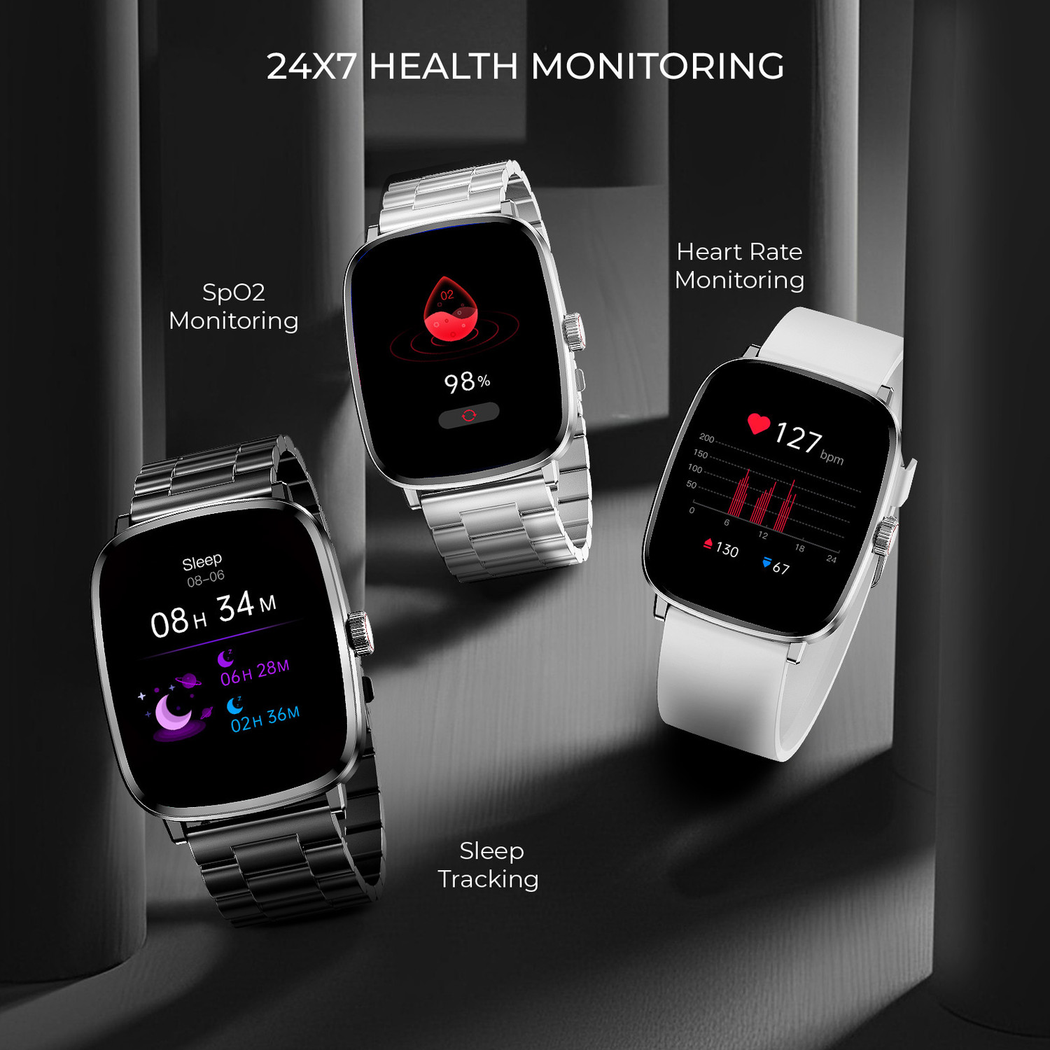 Image of beatXP Unbound Era 2.01'' Super Retina AMOLED Display, 1000 Nits, BT Calling & IP68 Smartwatch