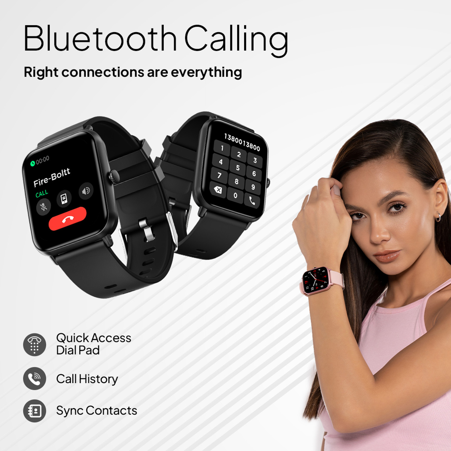 Image of Fire-Boltt Ninja Calling Pro Plus 46.5mm (1.83) Display Bluetooth Calling, AI Voice Smartwatch
