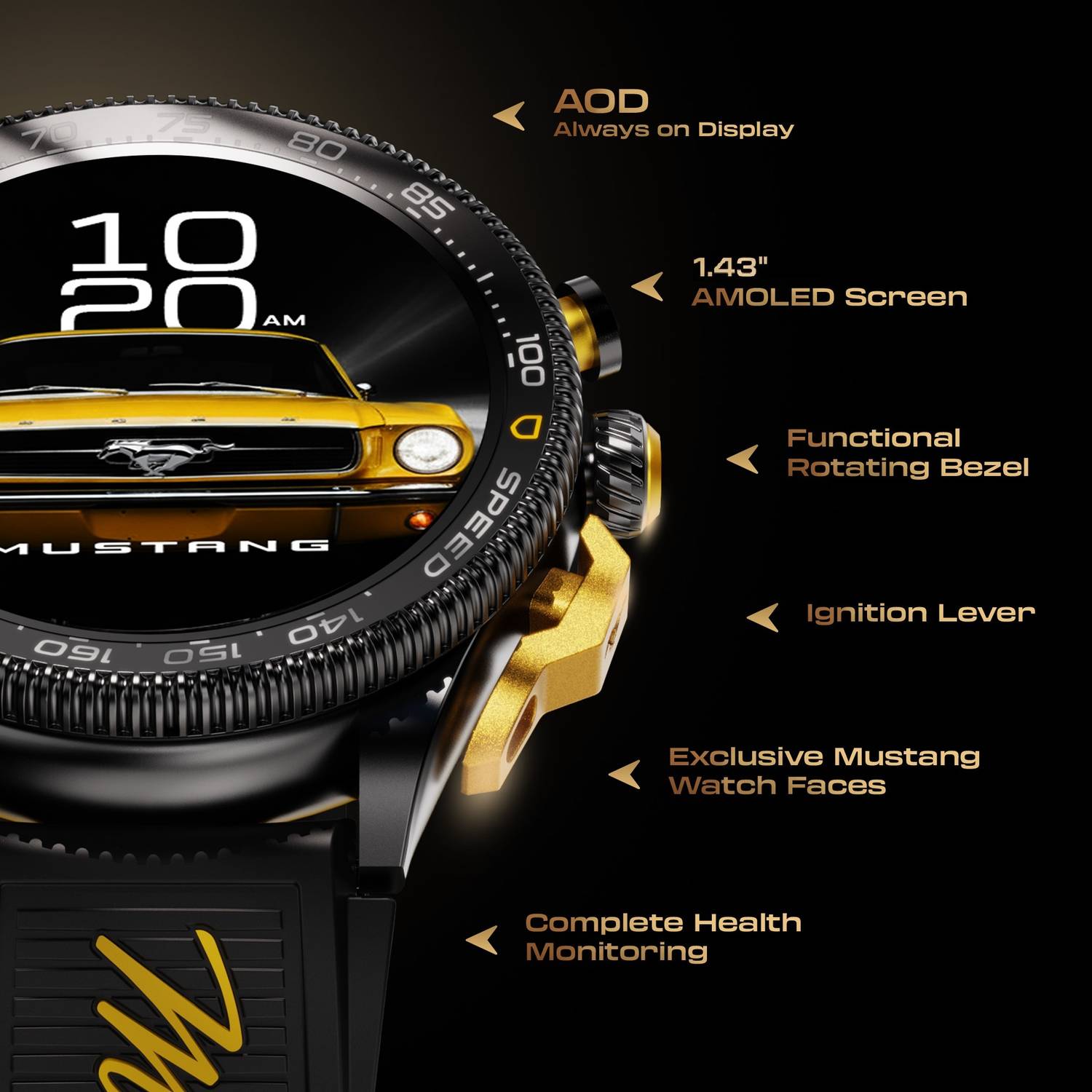 GOBOULT Mustang Stallion 1.43" AMOLED Smartwatch - Image 3