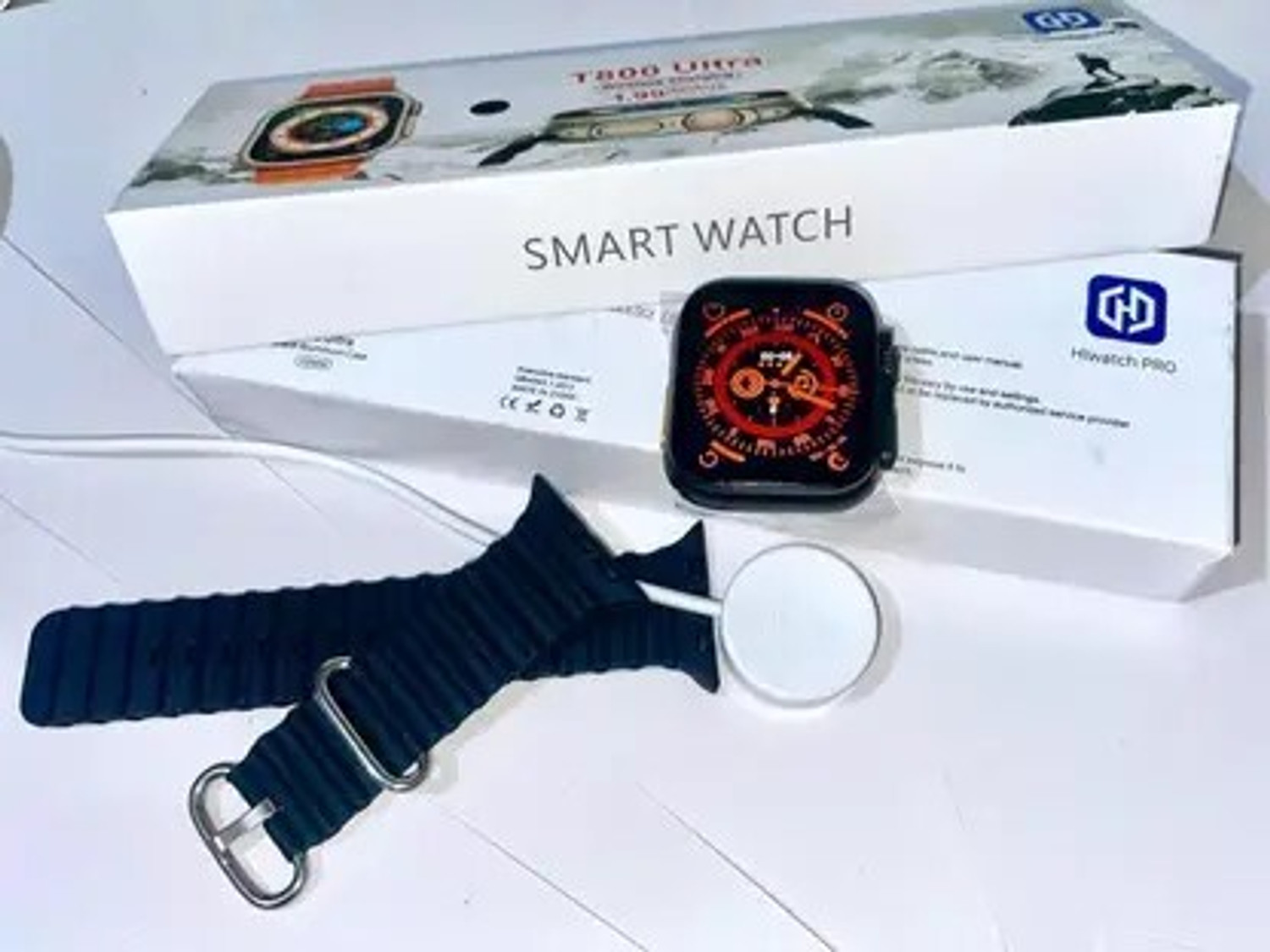Image of Onikuma T800 BT watch 2in Big Screen Sunlight Proof Display Music Play Insta WA Notifier Smartwatch
