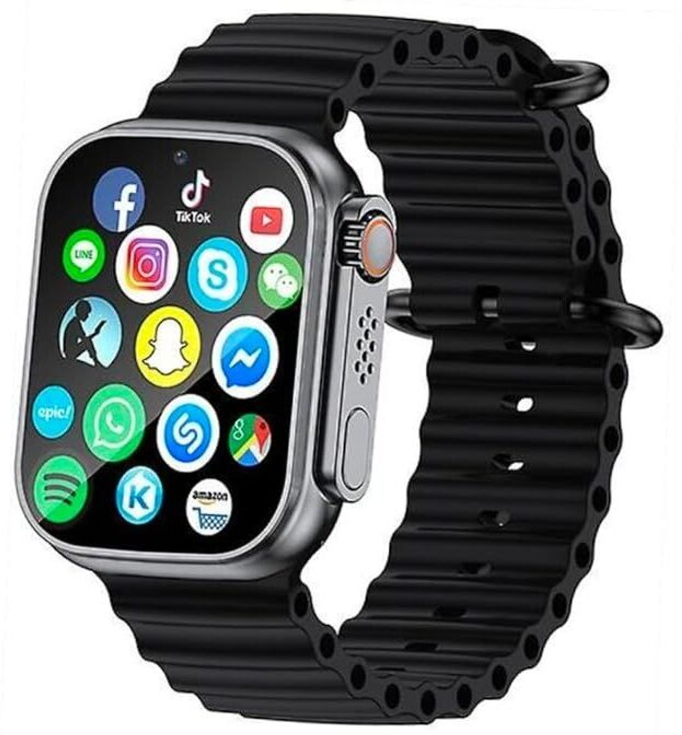 Image of Onikuma T800 BT watch 2in Big Screen Sunlight Proof Display Music Play Insta WA Notifier Smartwatch