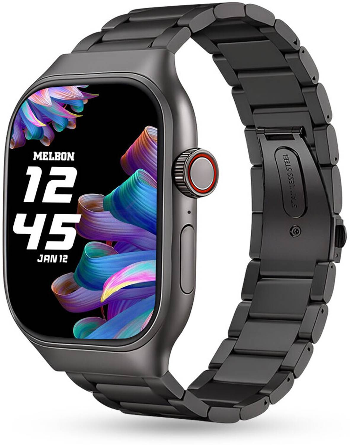 Melbon Lumina Pro, Premium Metallic strap Design Super AMOLED Cur
