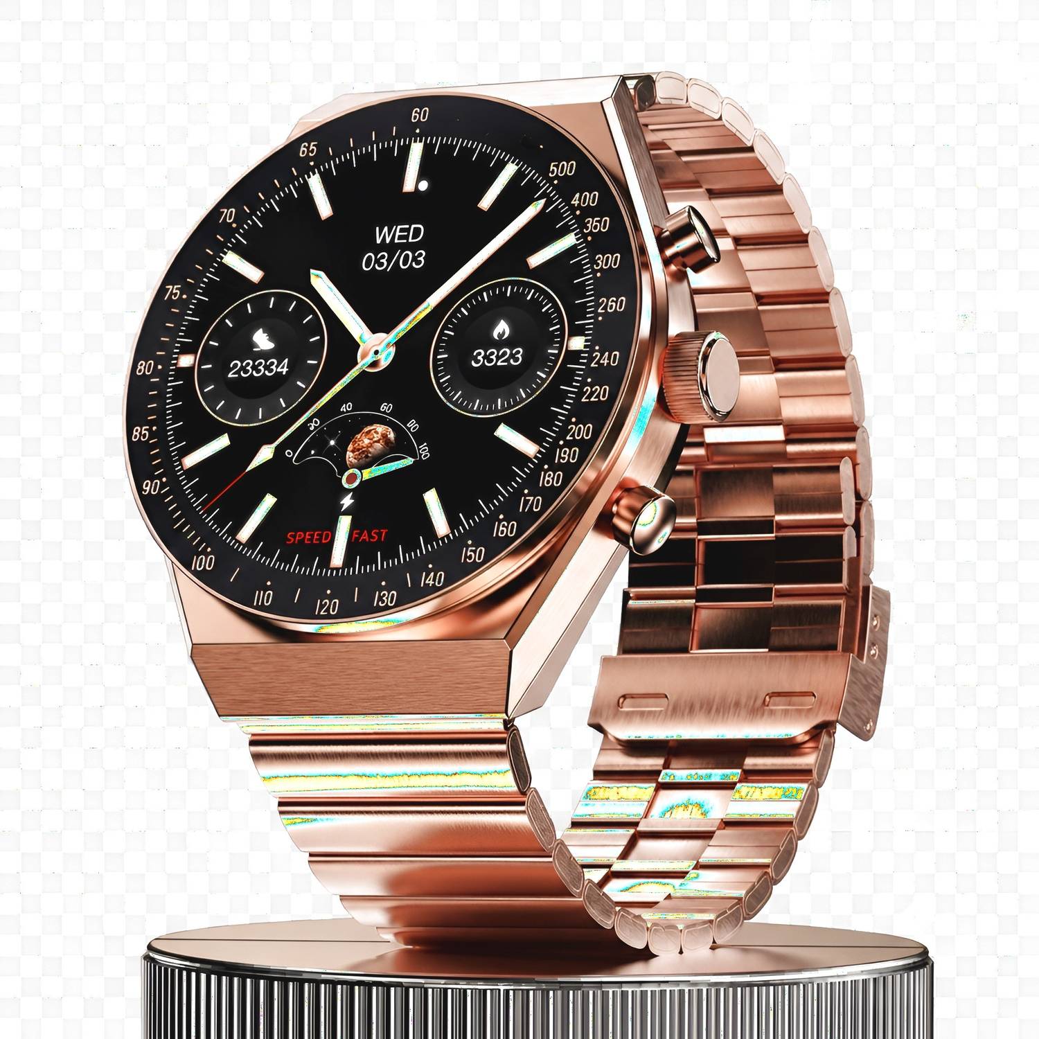 OLDY GOLDY COMPUTERS 36.3mm AMOLED Smartwatch - Image 1