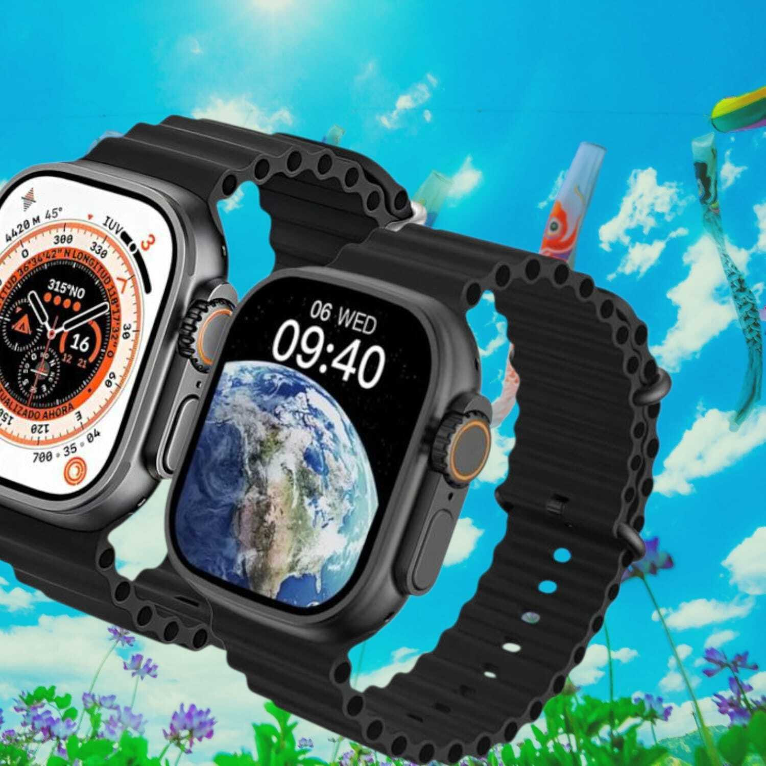 Image of Onikuma T800 BT watch 2in Big Screen Sunlight Proof Display Music Play Insta WA Notifier Smartwatch