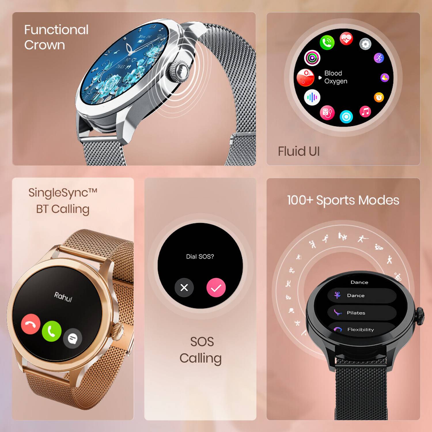 Fastrack Noir Pro Smartwatch - Image 4