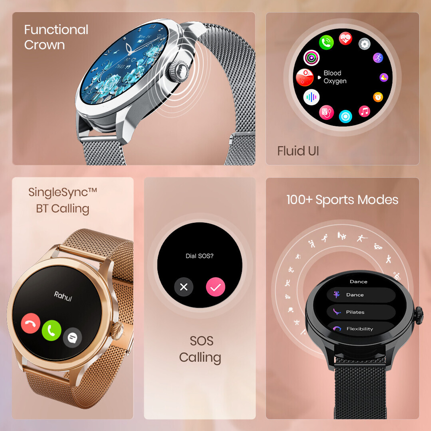 Image of Fastrack Noir Pro Smartwatch