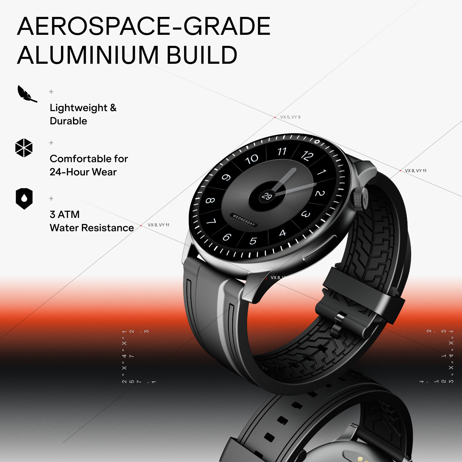 Image of boAt Valour Watch 1 R,AI Habit Builder,Aluminium Body,1.43''3D Vibrant AMOLED Display Smartwatch