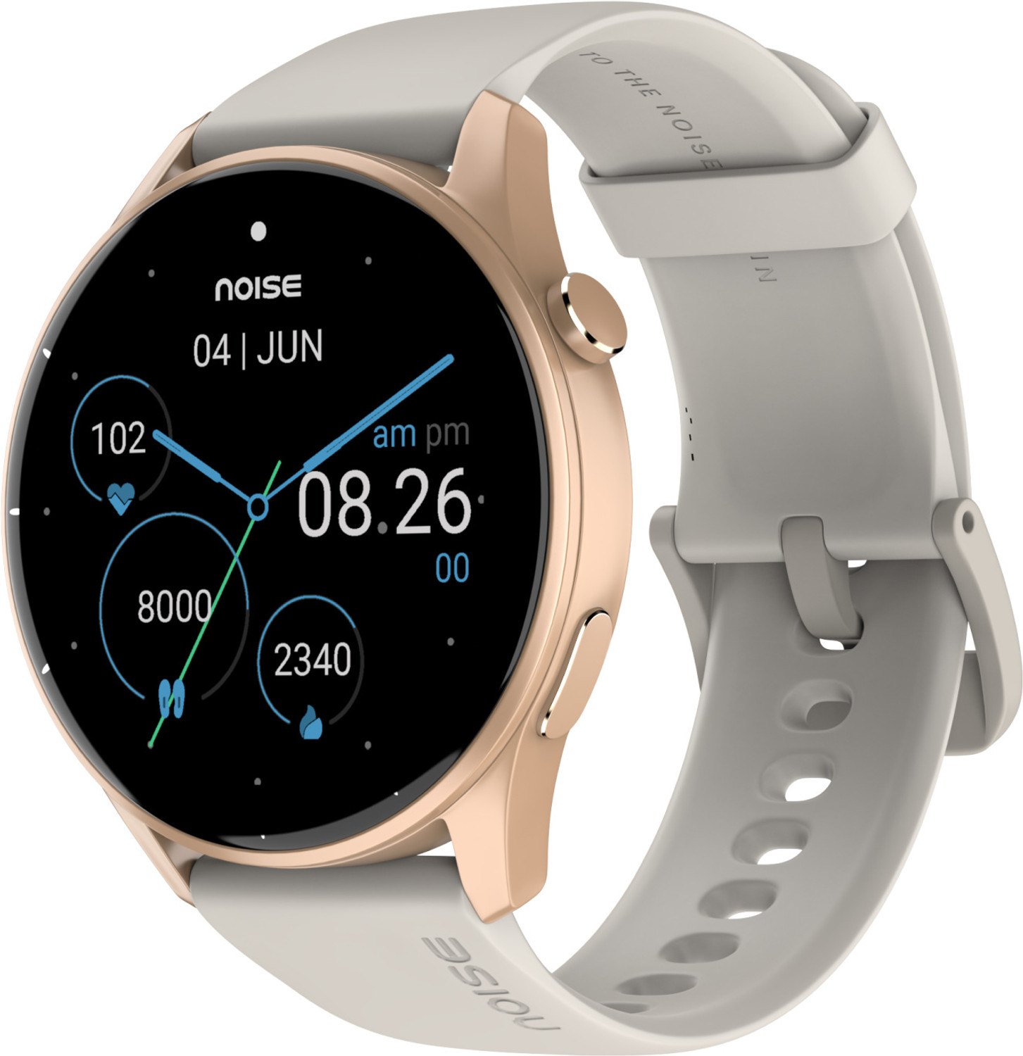 Image of Noise Crew 1.38 Round Display with Bluetooth Calling, Metallic finish, IP68 Rating Smartwatch