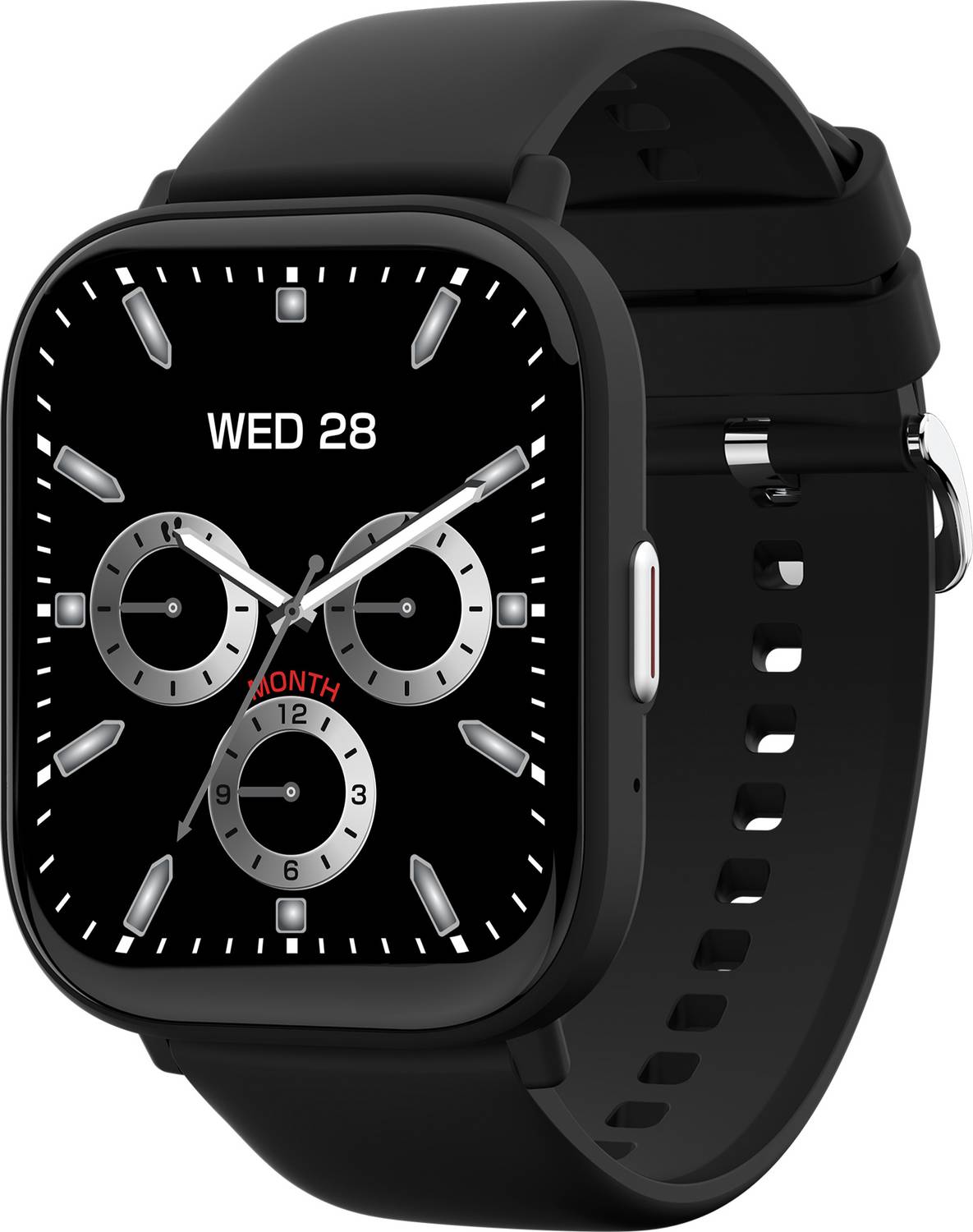 Maxima Infinity ChatGPT 2.01" Ultra HD Smartwatch Black - Image 2