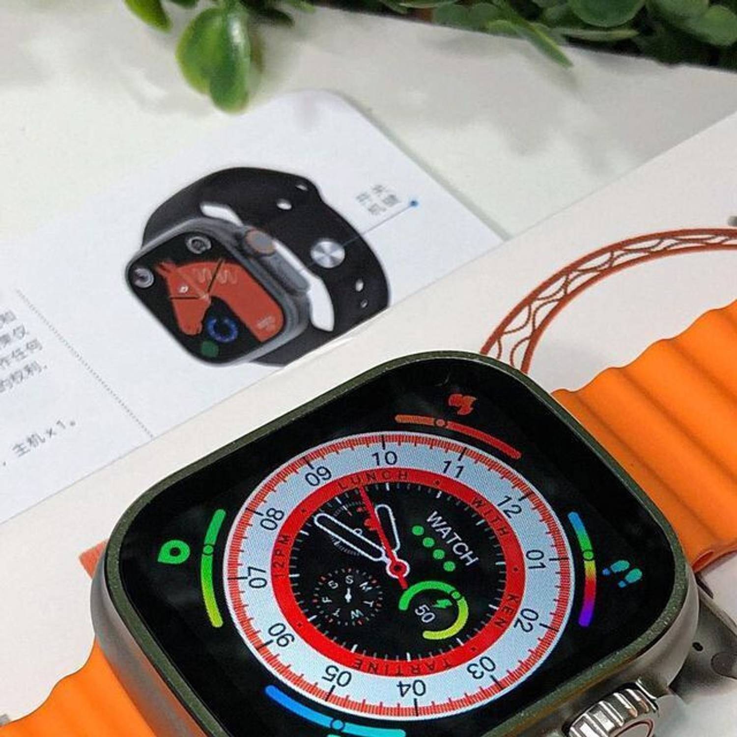 BITWEAVE T800 Ultra Smartwatch Series 8 with Bluetooth , Fitness & HD Display Smartwatch