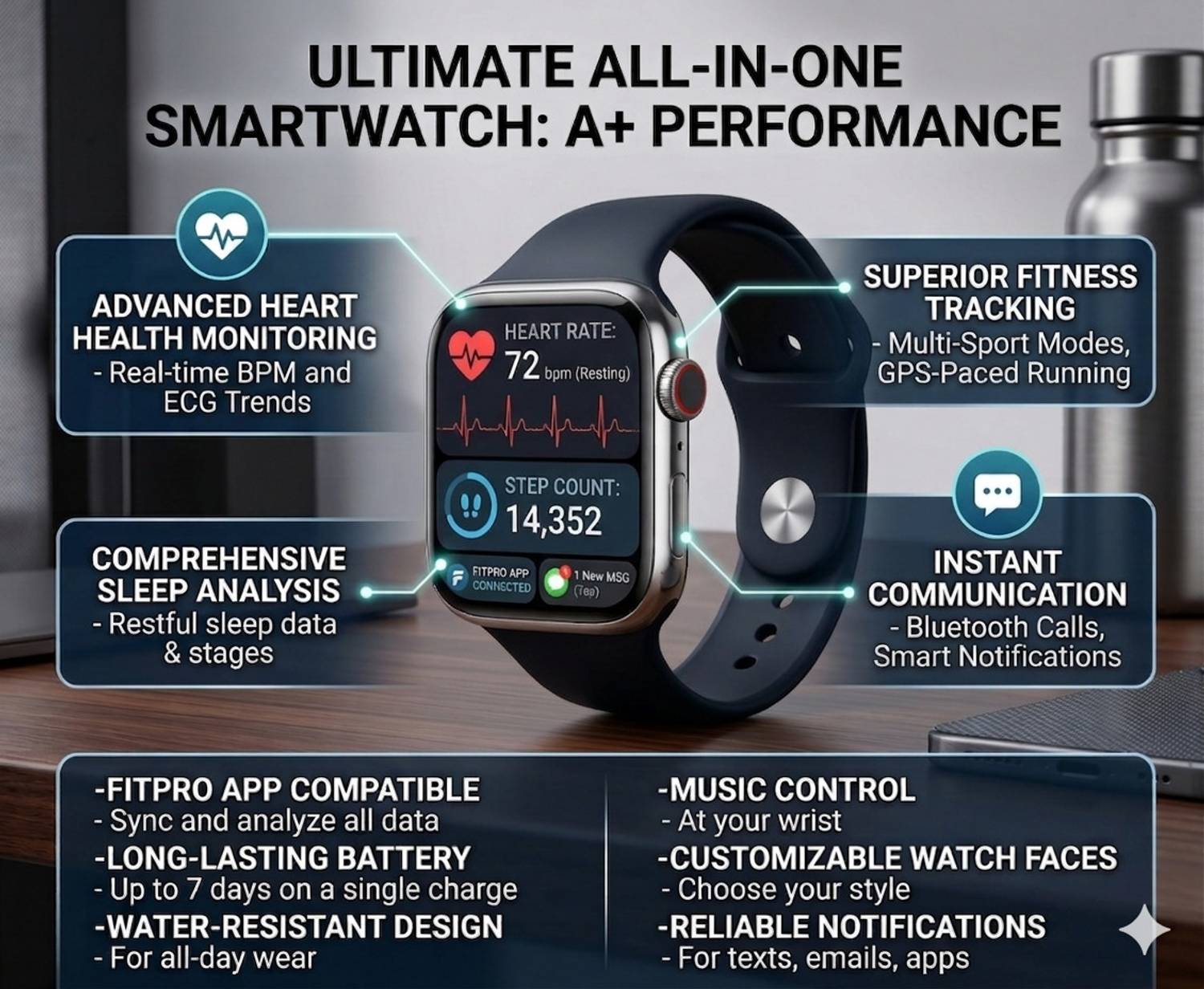 ELDORICH X10 Pro Max Edge Lite Smartwatch - Image 5