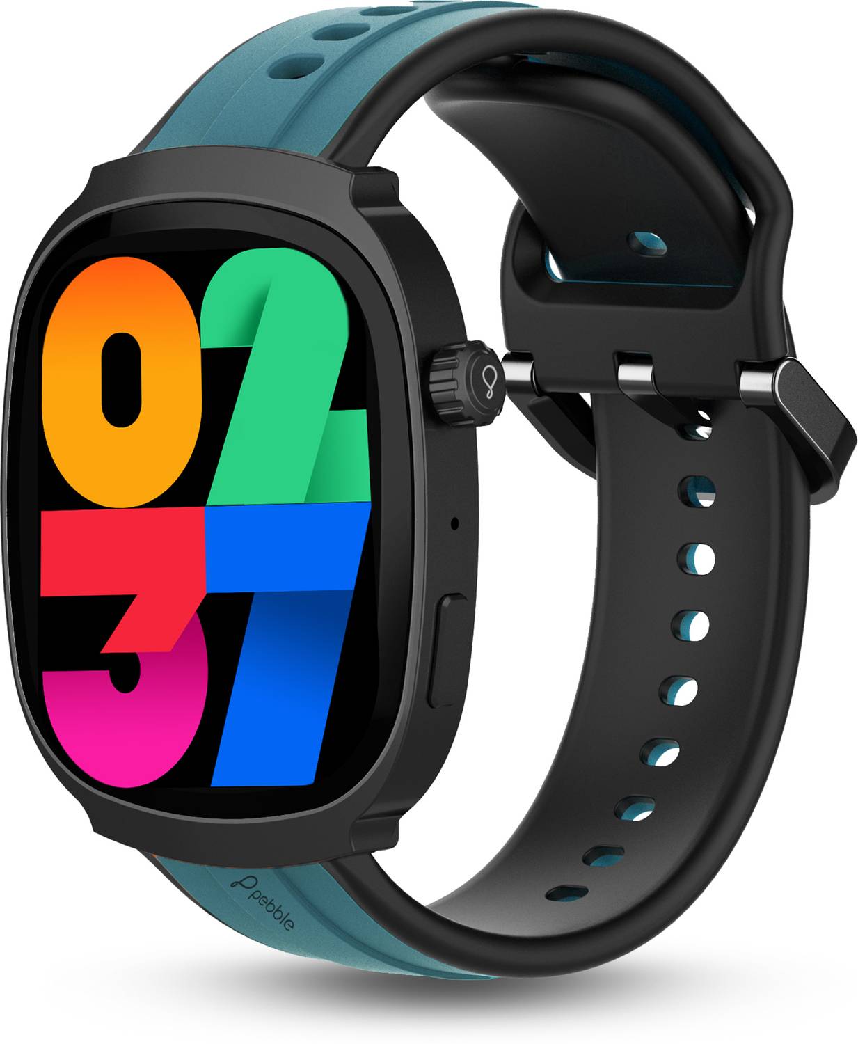 Pebble Axis 1.96" Amoled Display, Quick Notification, AOD, BT Cal
