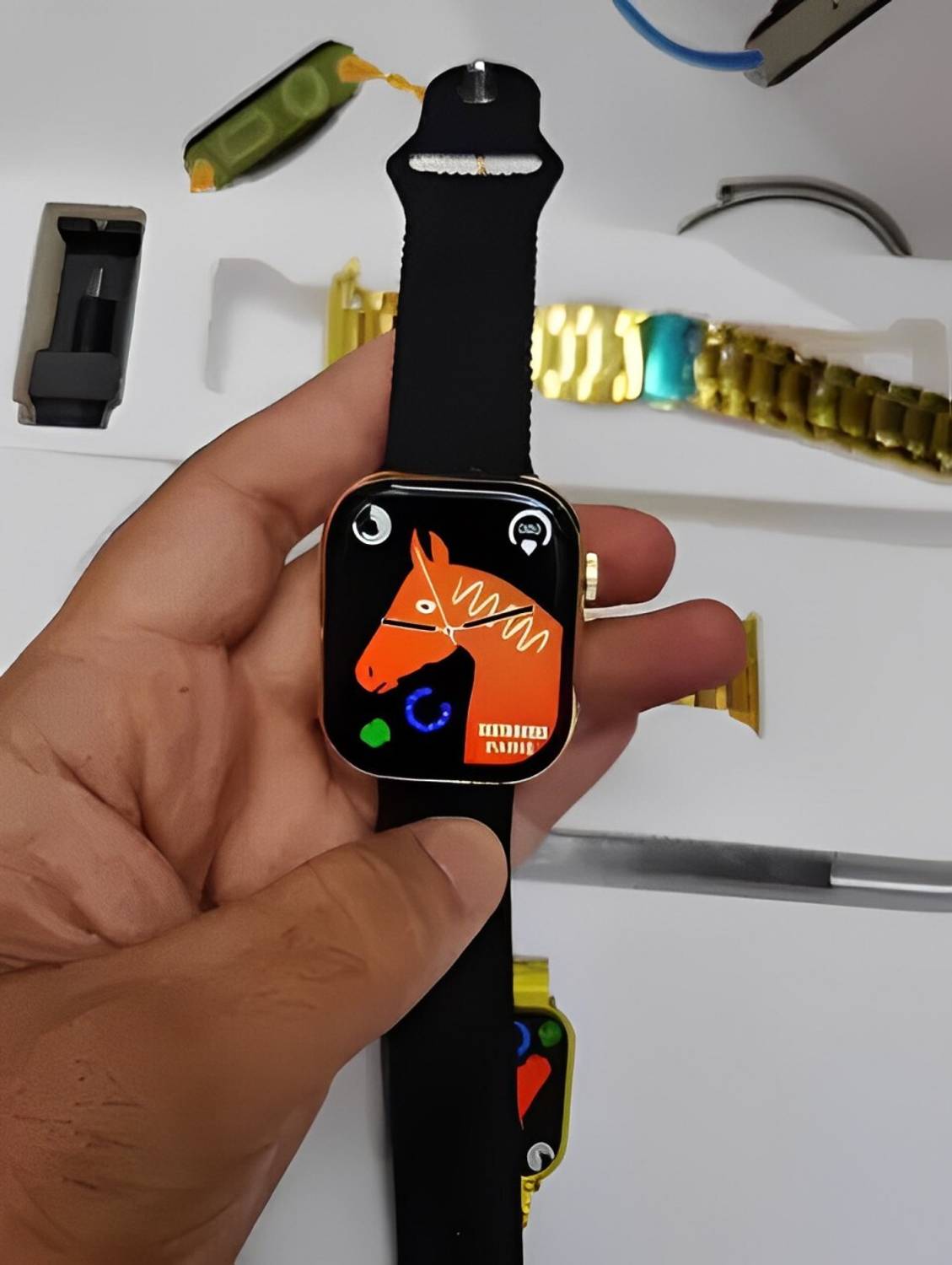 Luyten tech Series 9 Gold Watch With All Functions Properly Worki