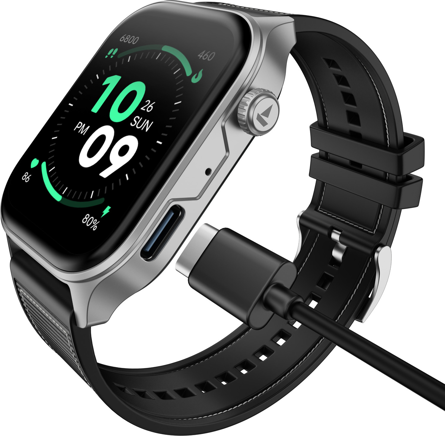 Image of boAt Ultima Vogue 2, Type-C , 1.96 inch AMOLED Display, 1000 nits, Metal body. Smartwatch