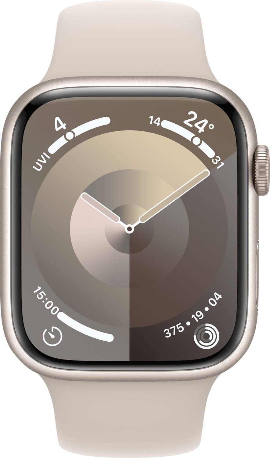 Apple Watch Series 9 GPS + Cellular 41mm Starlight Case & Starlig