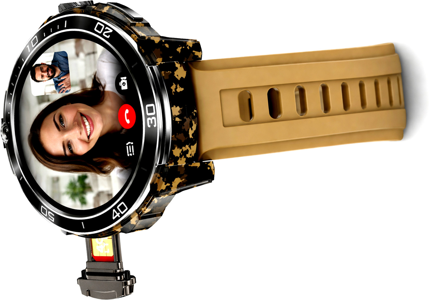 Image of Hayyo 5G Smartwatch 4G /5G SIM Support WhatsApp Video Call 2MP Camera HD Display Smartwatch