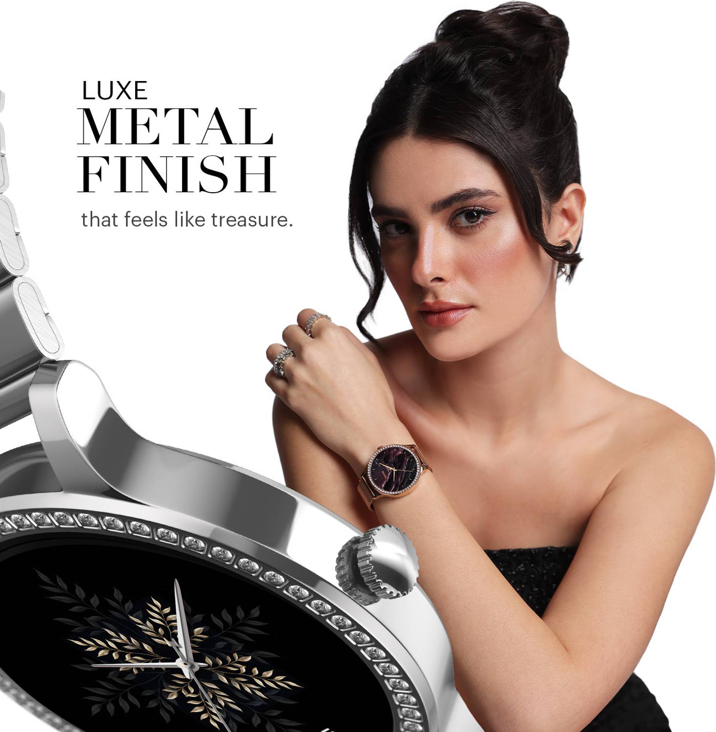 Noise Diva Araya Smartwatch Gold - Image 4