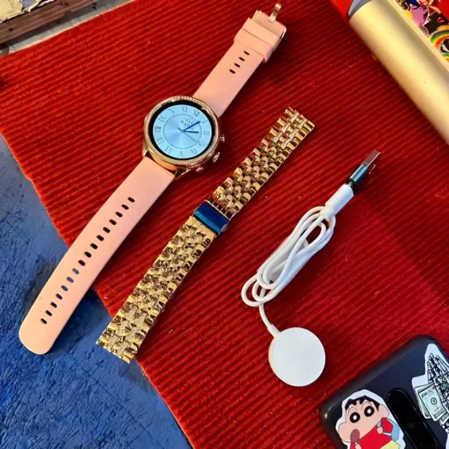 MICROBOTS The next generation gen 9 smart watch for women 2 strap