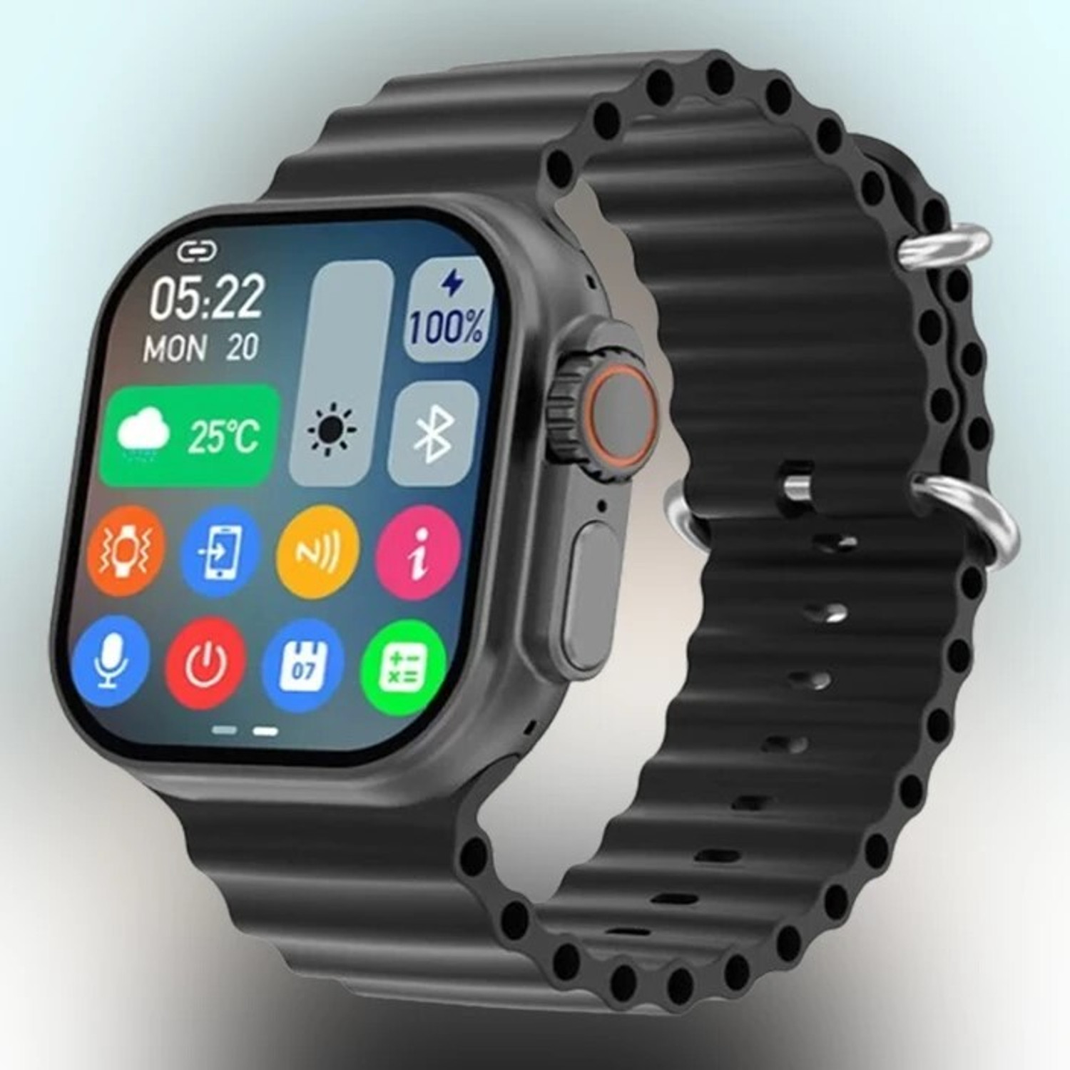 Image of Onikuma T800 BT watch 2in Big Screen Sunlight Proof Display Music Play Insta WA Notifier Smartwatch