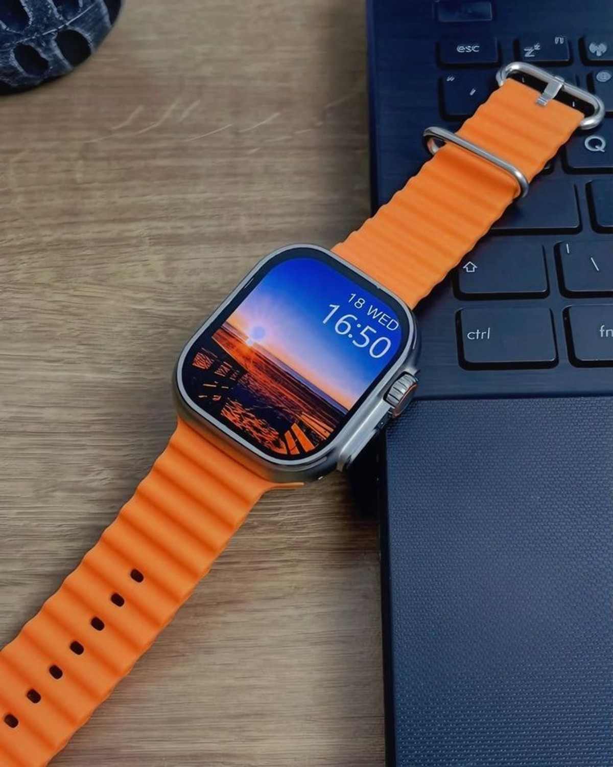Image of Onikuma T800 BT watch 2in Big Screen Sunlight Proof Display Music Play Insta WA Notifier Smartwatch