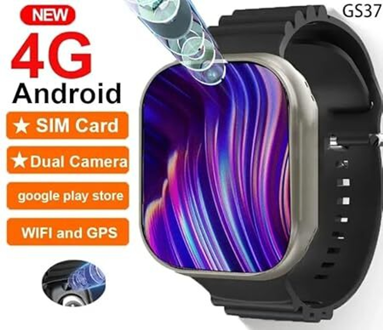 Image of SEHUB S9 Ultra 4G /5G Android Smartwatch with Dual Camera & Play Store Support Smartwatch