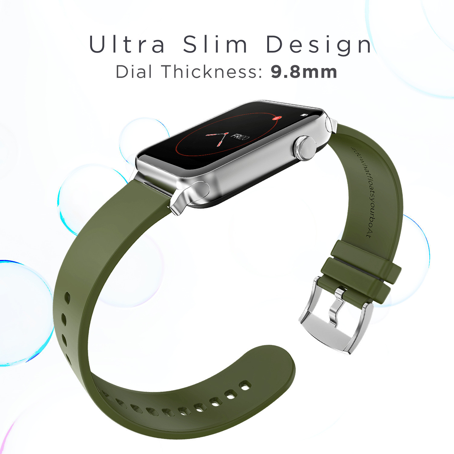 Image of boAt Storm Call w / 4.29 cm(1.69 inch), BT Calling & 550 Nits Brightness Smartwatch
