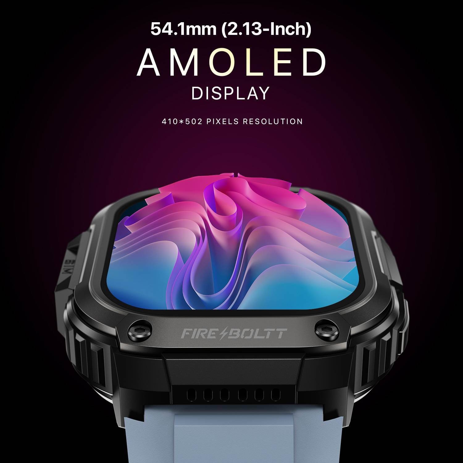 Fire-Boltt Clickk 54.1mm AMOLED Display Smartwatch - Image 4