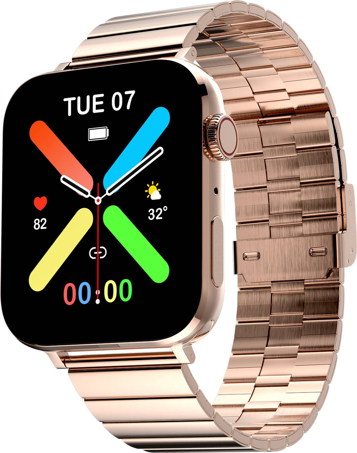 Fire-Boltt Zenith 45.2mm (1.78) AMOLED,Luxury Smart Watch, Blueto