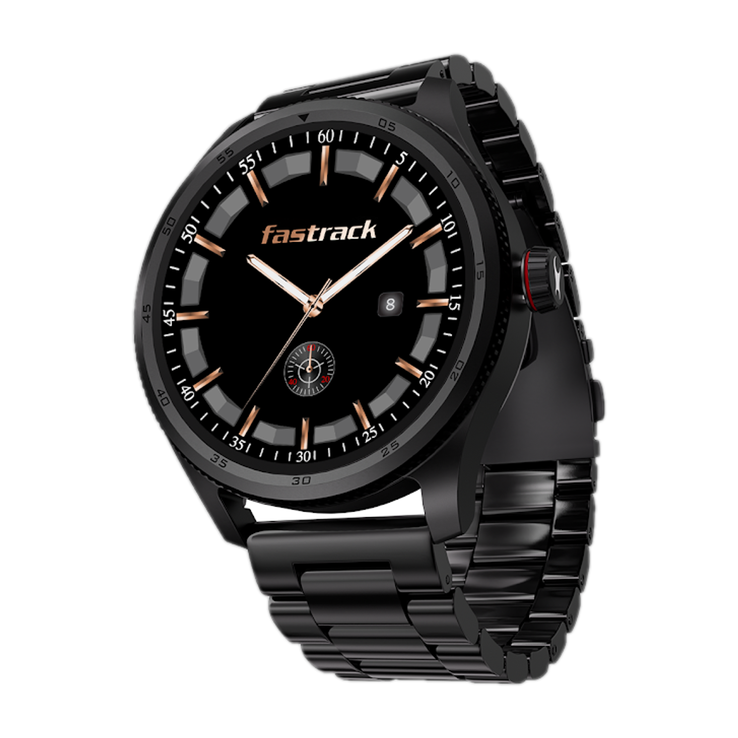 Fastrack Magnus FX1 |35mm UltraVU Display |Working Crown|BT Calling|IP68| Inbuilt Games Smartwatch(Black Strap, Free Size) deal from flipkart Fastrack Magnus FX1 |35mm UltraVU Display |Working Crown|BT Calling|IP68| Inbuilt Games Smartwatch(Black Strap, Free Size) deal from flipkart