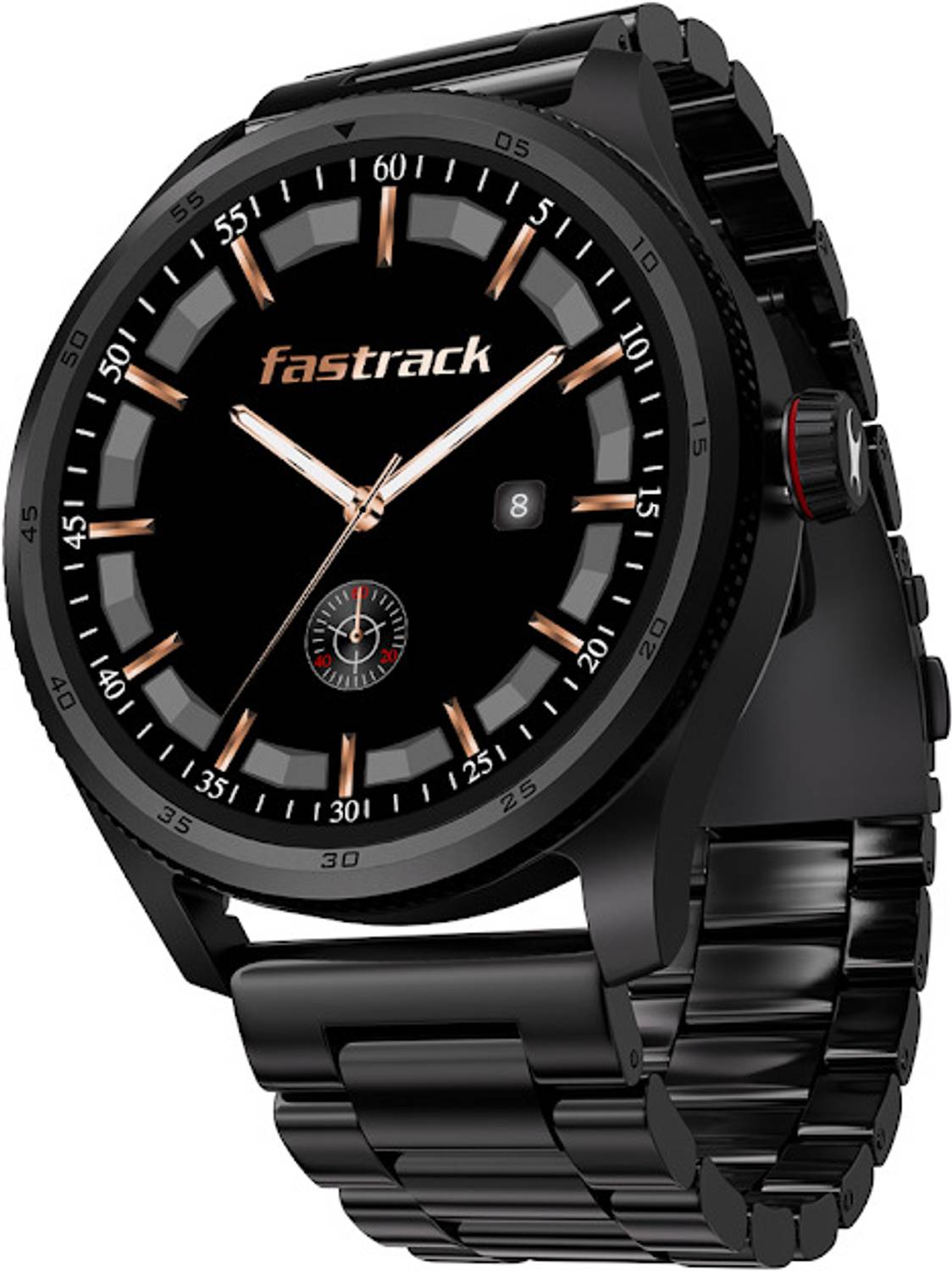 Fastrack Magnus FX1 35mm UltraVU Display Working Crown BT Calli