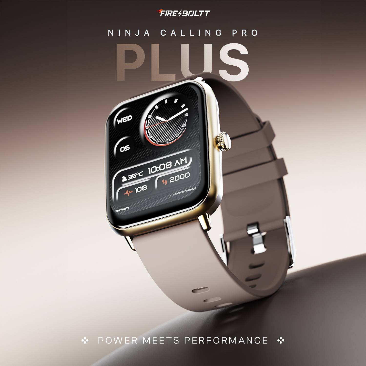 Fire-Boltt Ninja Calling Pro Plus 46.5mm Smartwatch - Image 2