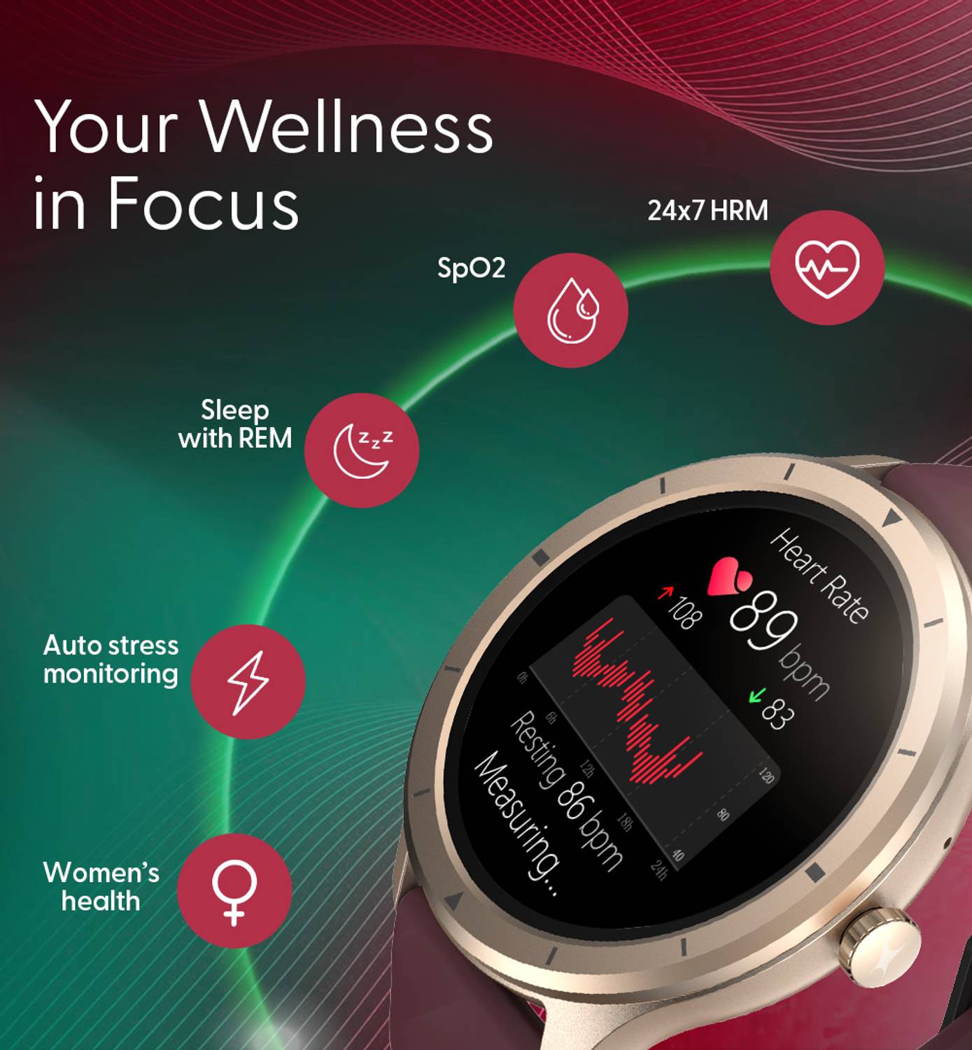 Fastrack Revoltt FR2 Black Smartwatch - Image 5