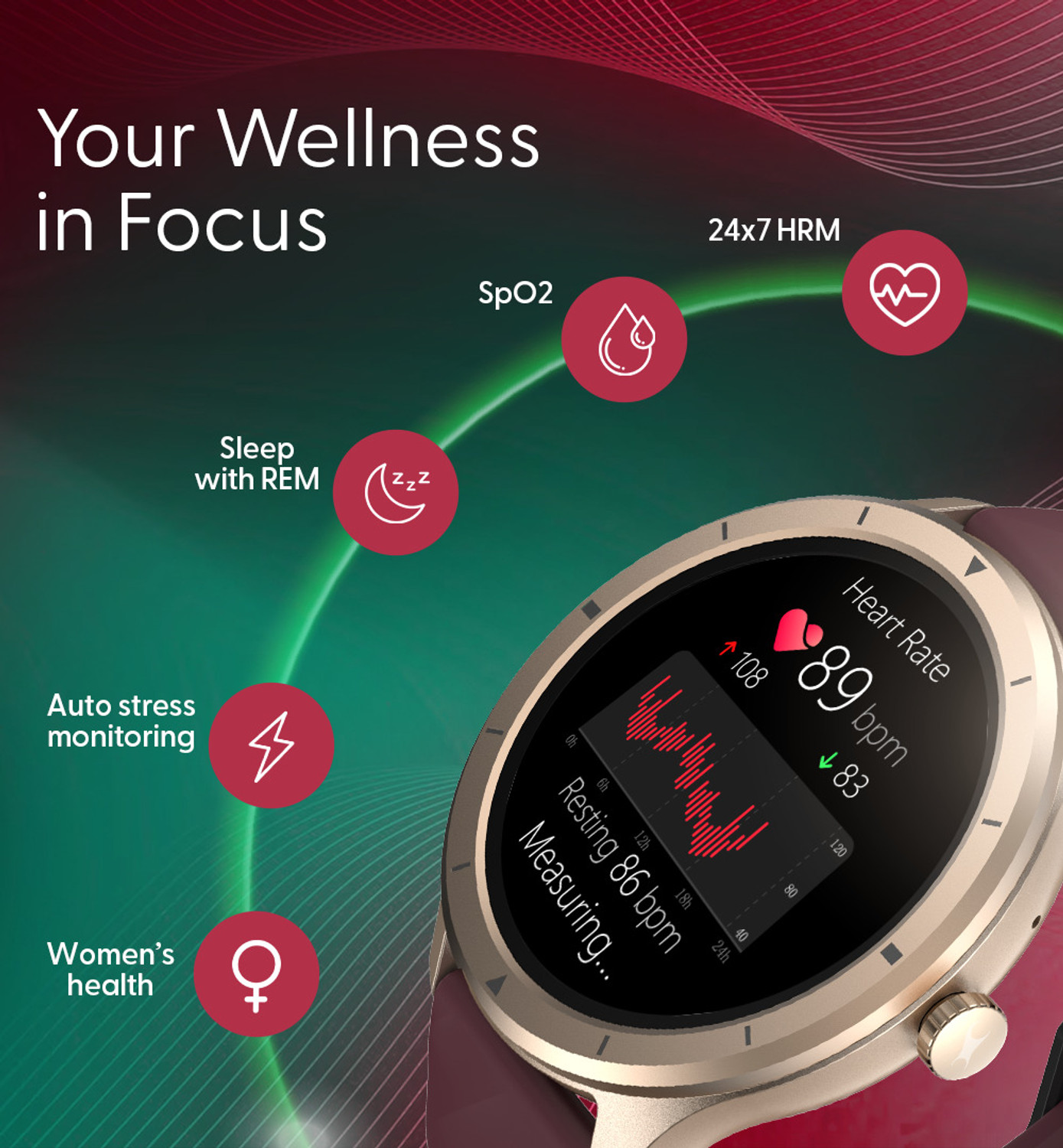 Image of Fastrack Fastrack Revoltt FR2 Smartwatch