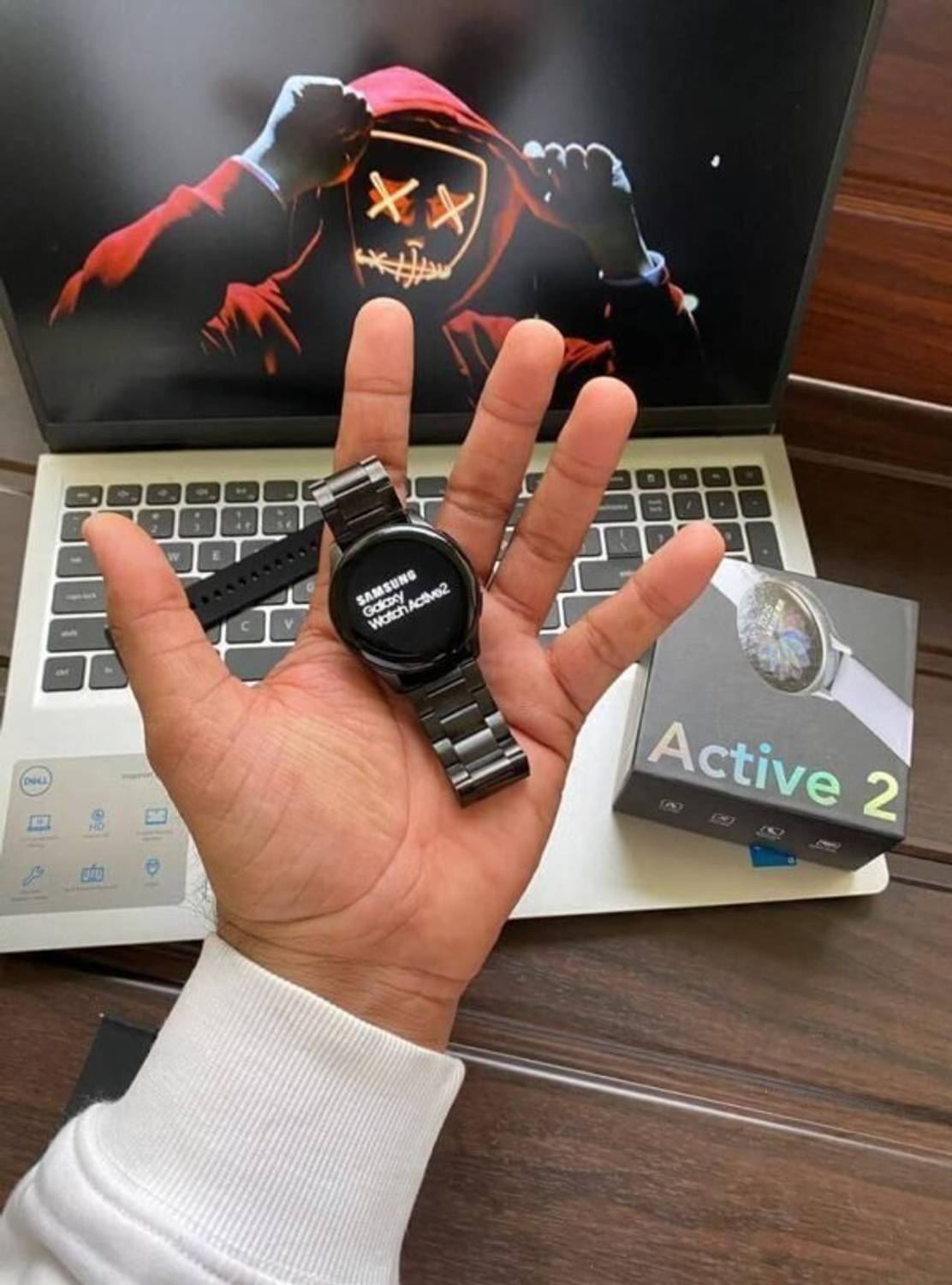 TECHMAZE smart watch ctive 2 Black metal edition-full hd display