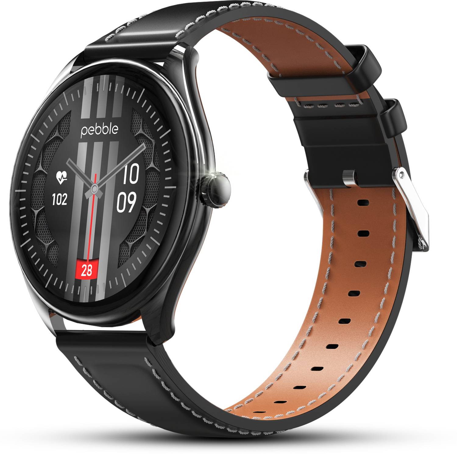 Pebble Royale Legend Slimmest Design,1.43''Amoled Display, BT Cal