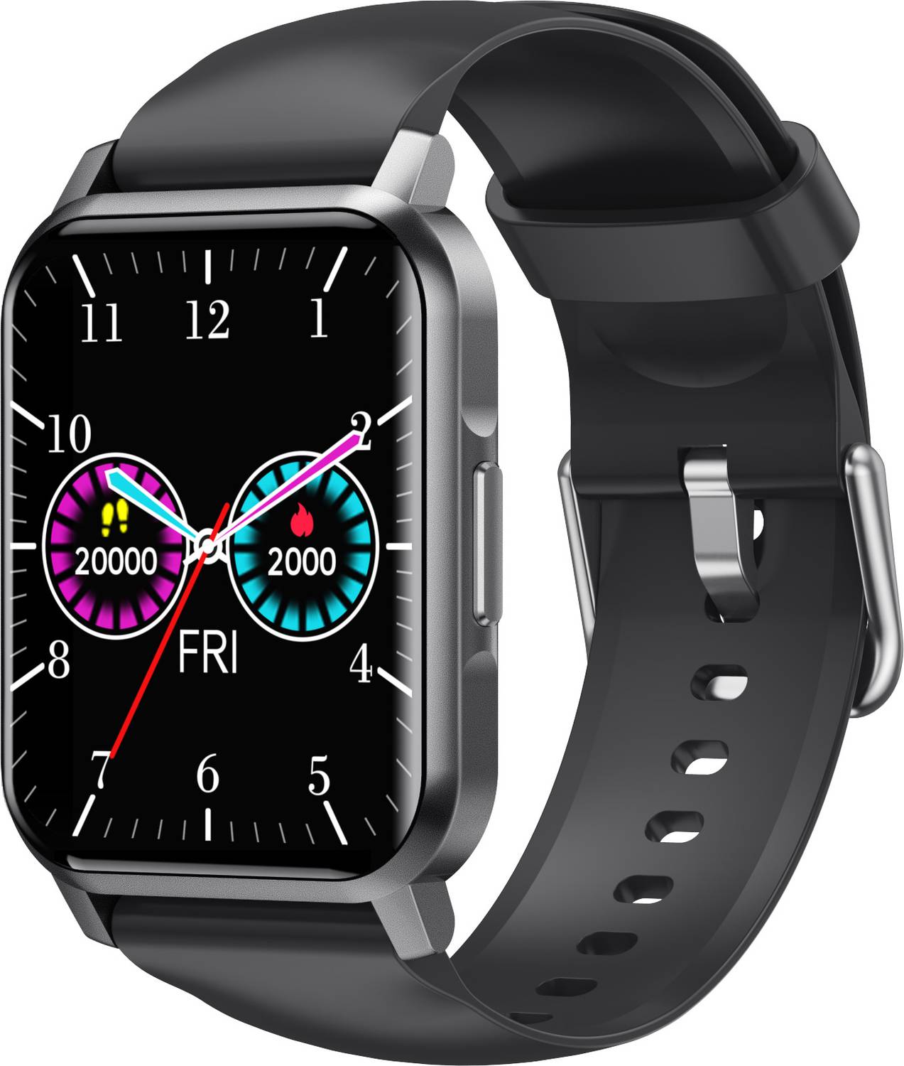 SHOPEVOLVES Nextfit 2 1.72" HD Display,150+ WatchFaces, Spo2, Soc