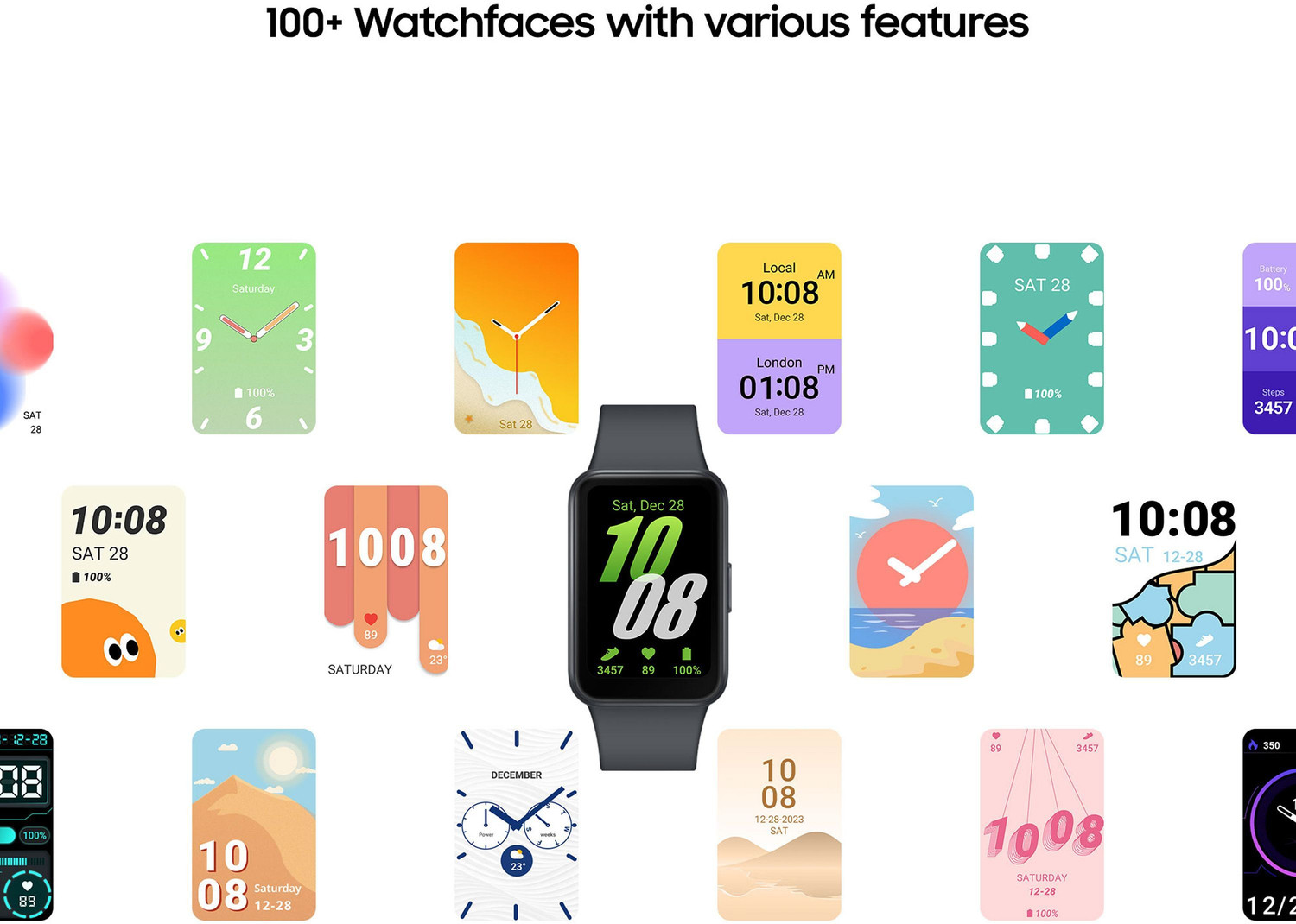 Image of Samsung Galaxy Fit3 | AMOLED Display & Aluminium Body | Upto 13Day Battery | 5ATM & IP68