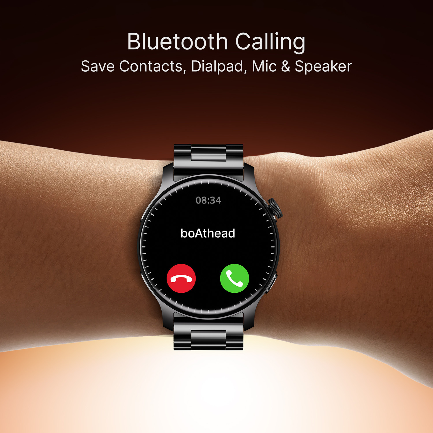 Image of boAt Ultima Prime w / 1.43 inchAMOLED Display, AOD, Personalized Nudges, Functional Crown Smartwatch