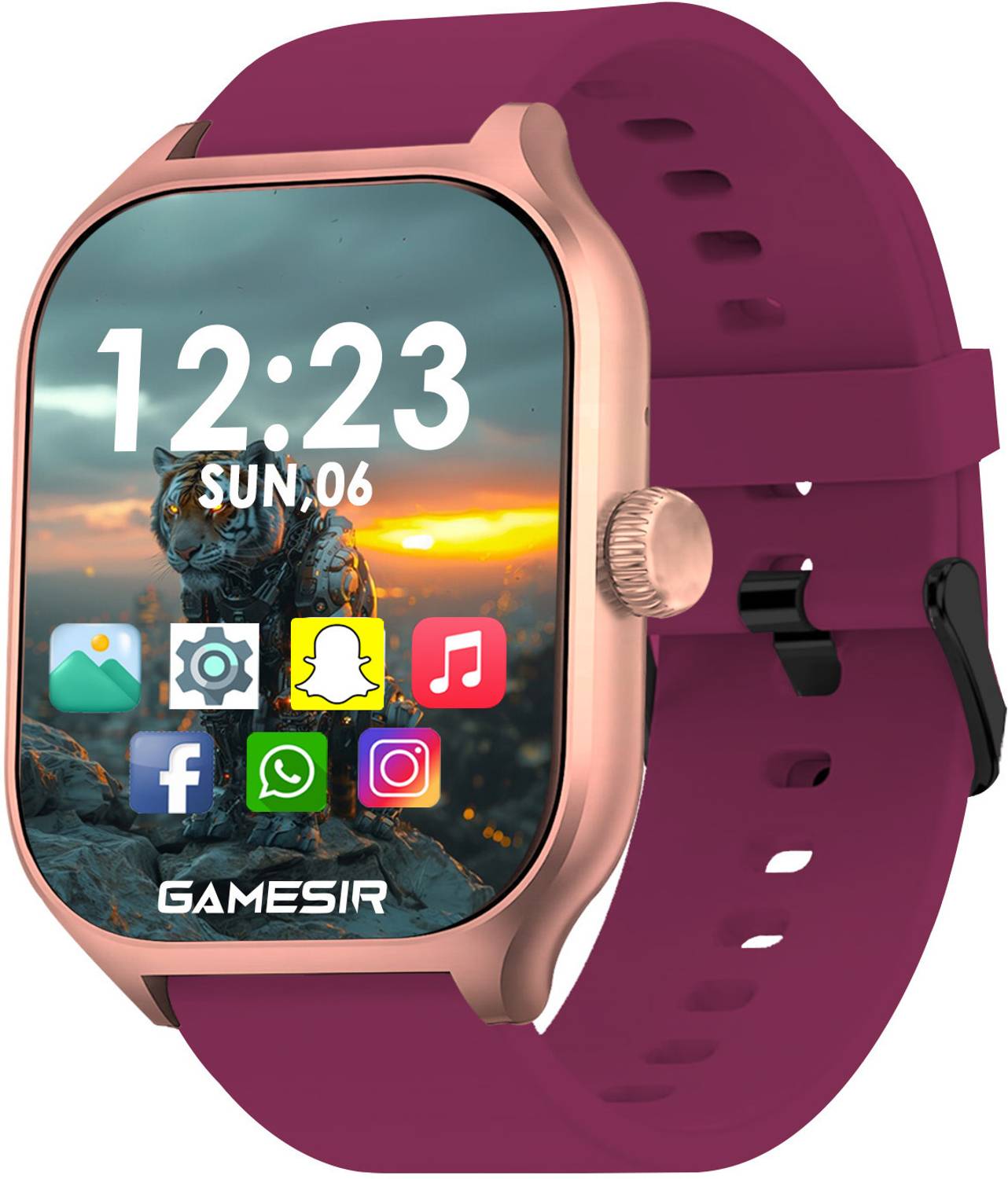 GameSir Newly Launched H9 2.0" Square Dial watch, Full Touch Disp