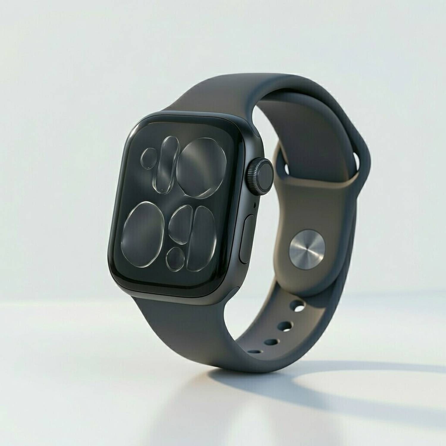WEKTU Watch Series 11 46 mm Jet Black Aluminium Case with Black S