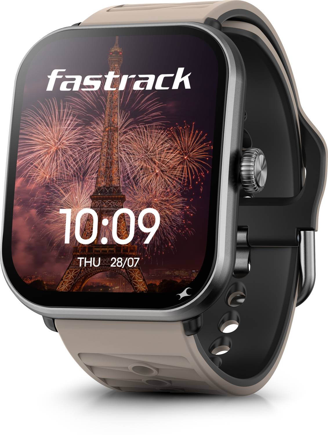 Fastrack MYND 1.93” AMOLED Curved Display with AOD,AI Watcfaces,AI Chat,BT Calling,IP68 Smartwatch