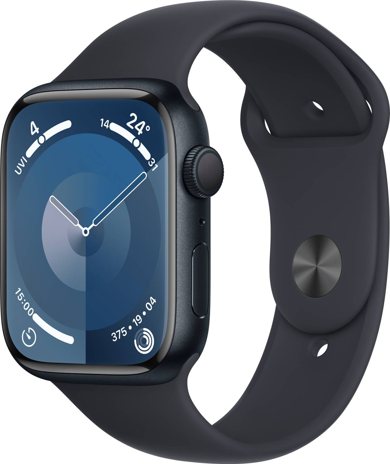 Apple Watch Series 9 GPS 45mm Midnight Aluminium - Image 2