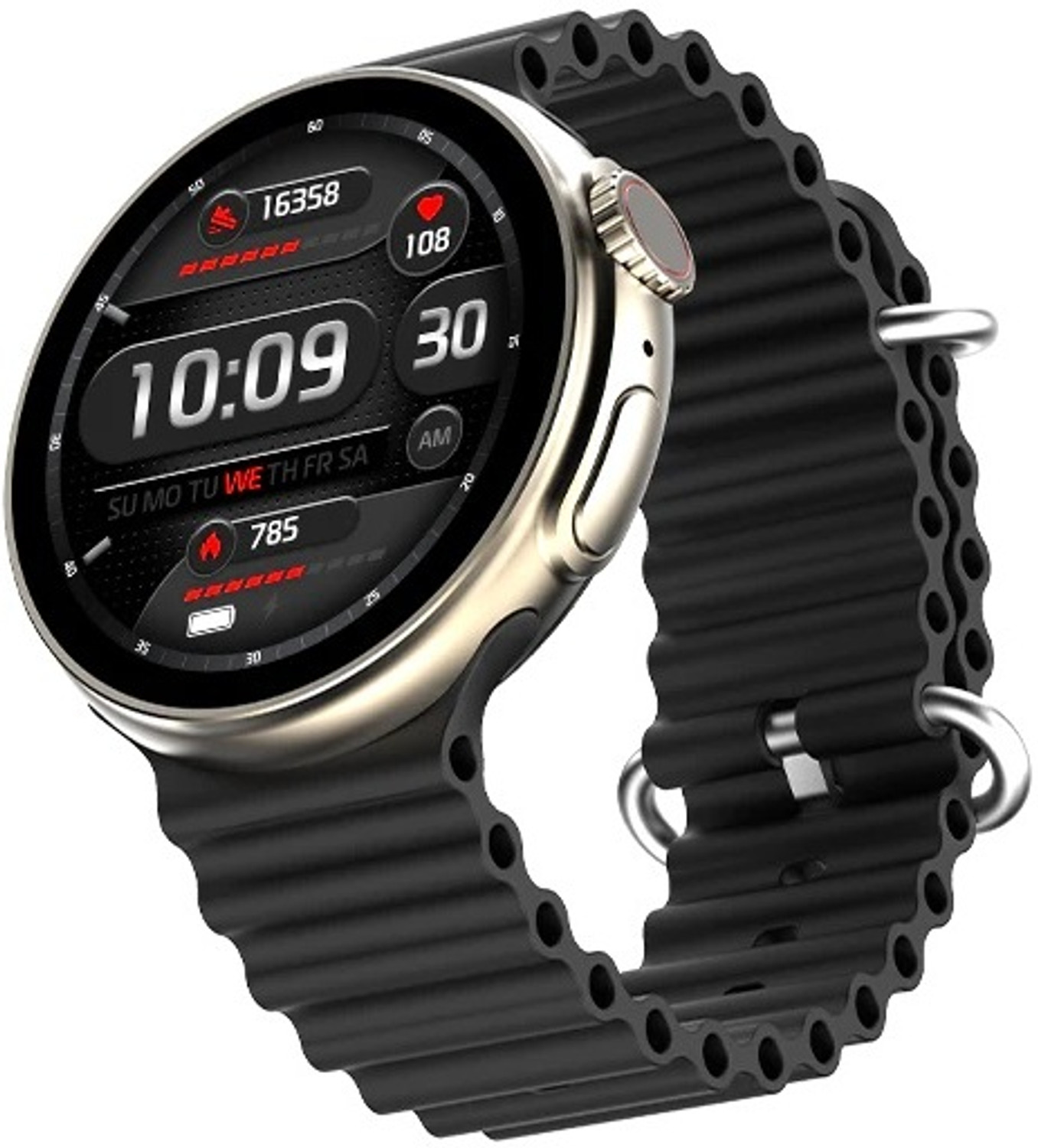 Image of fire boltt ASTEROID 36.3mm Round AMOLED Display, Bluetooth Calling With AI Voice Assistant Smartwatch